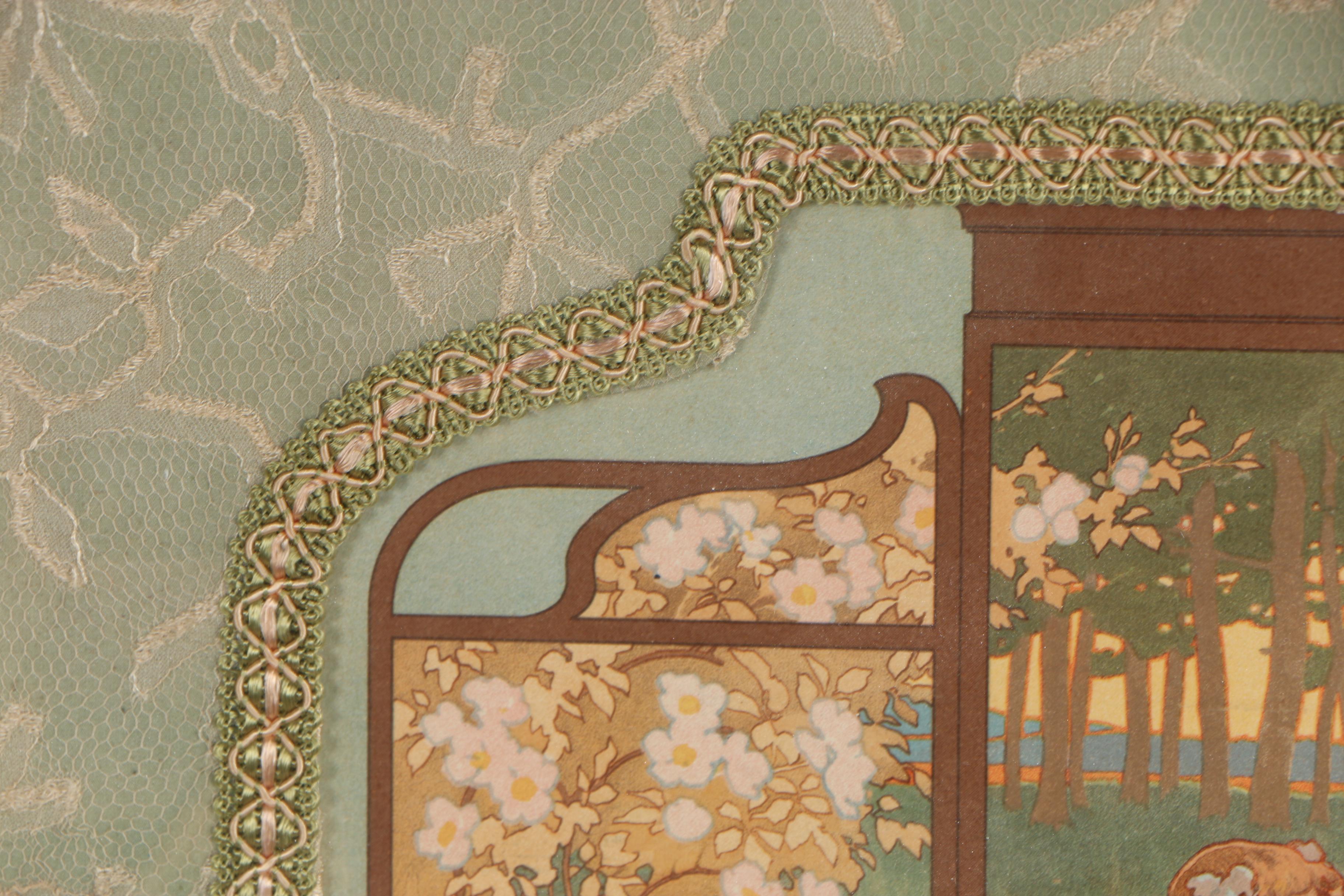 Chromolithograph from "Le Journal de la Décoration", "Soir d'été"