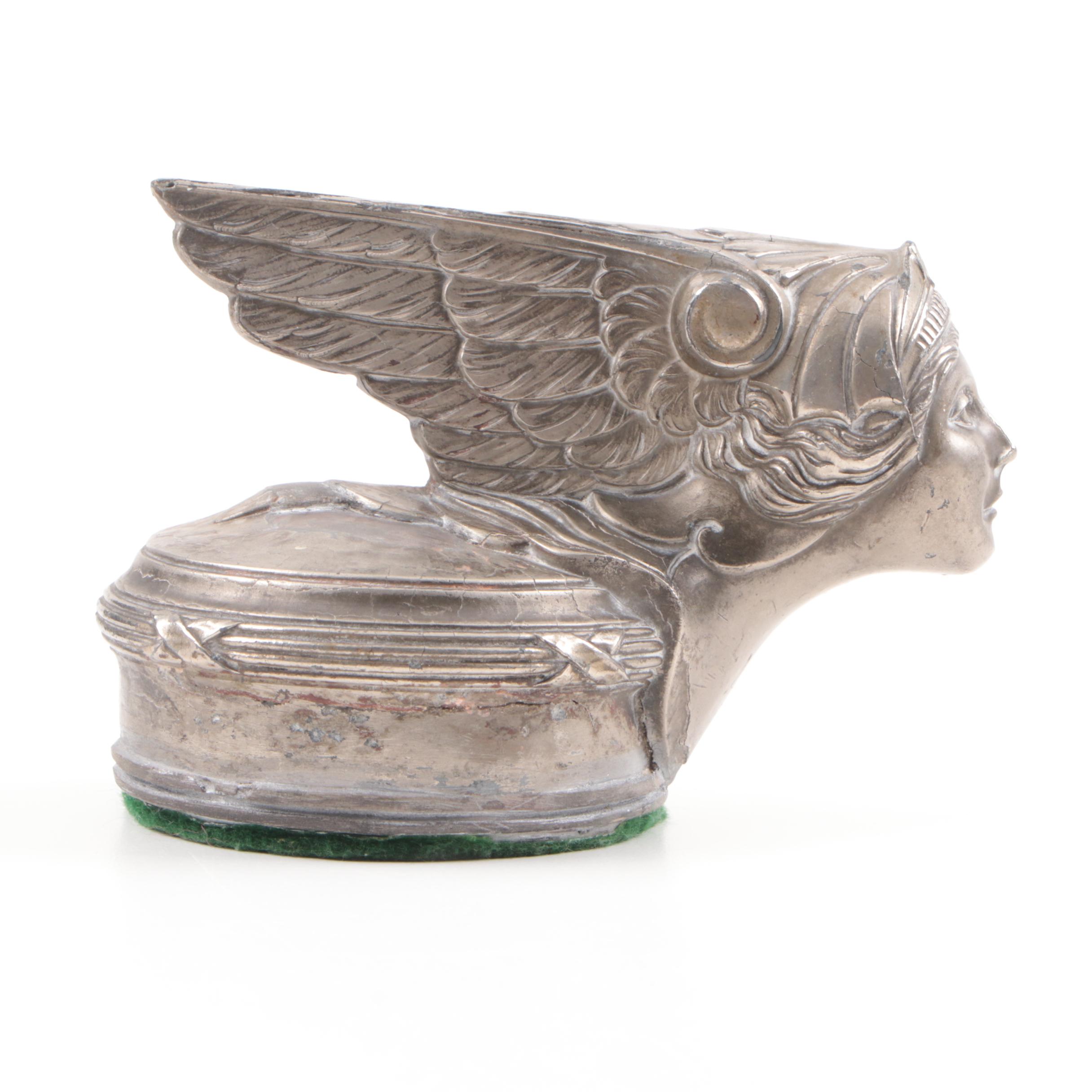 Chevrolet Art Deco "Winged Viking" Radiator Cap, Circa 1929-1931