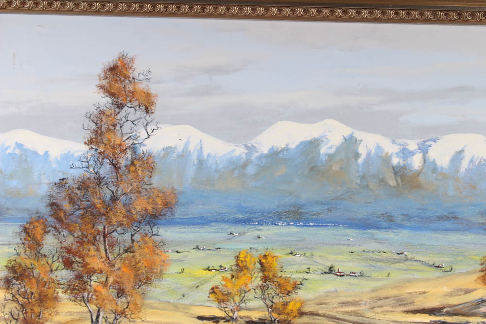 Dean Purdy Close Mountain Landscape Oil Painting