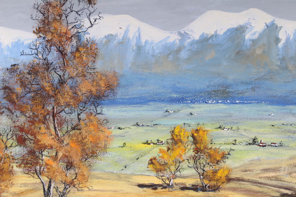 Dean Purdy Close Mountain Landscape Oil Painting