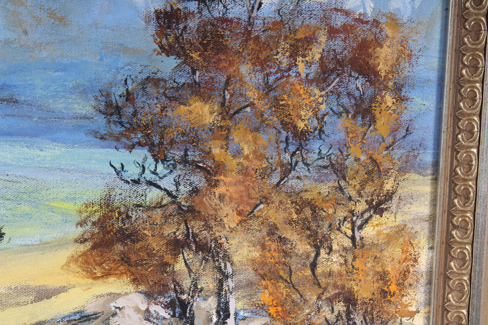 Dean Purdy Close Mountain Landscape Oil Painting