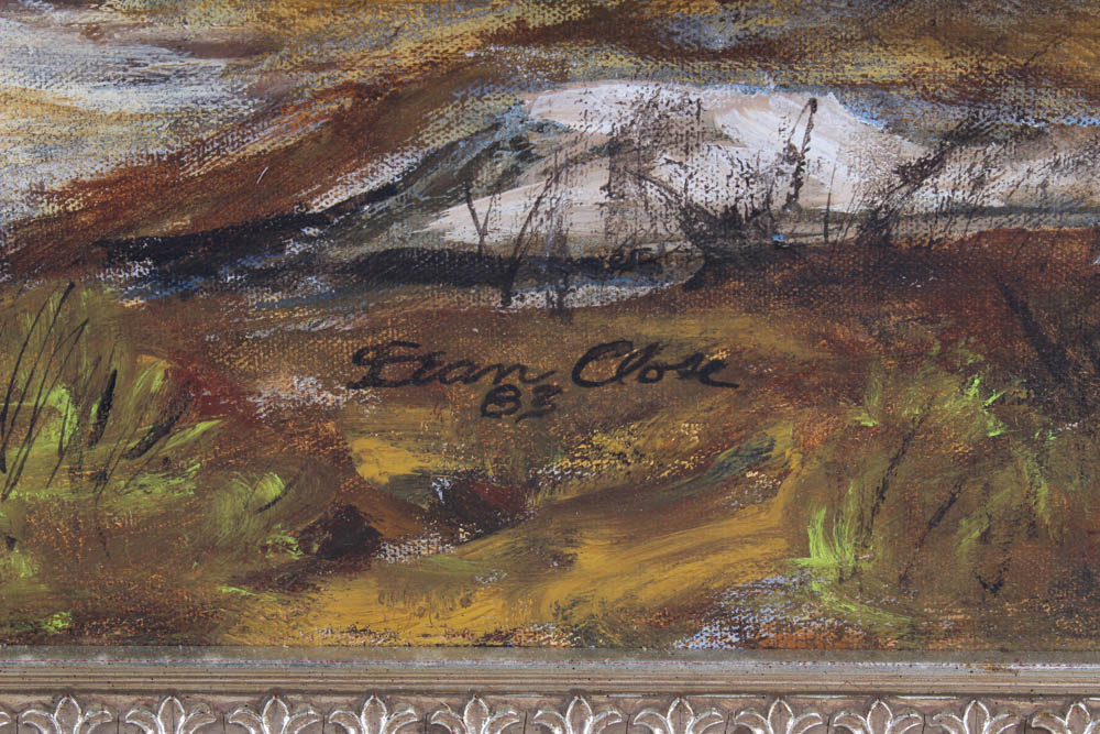 Dean Purdy Close Mountain Landscape Oil Painting