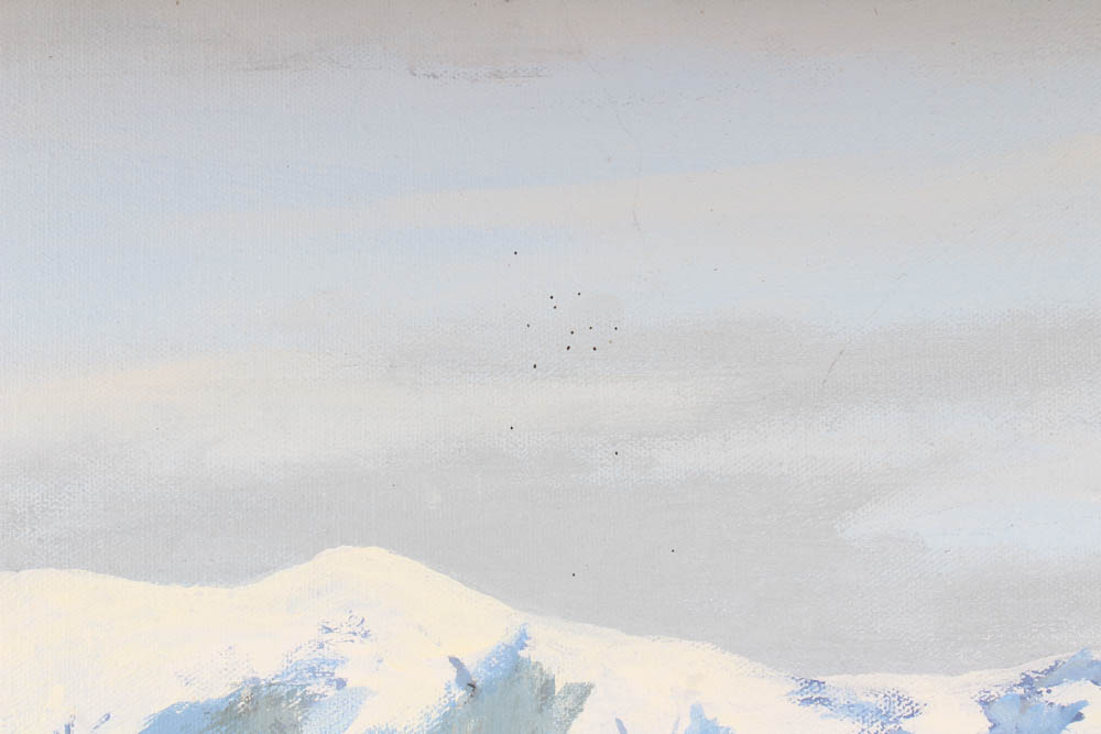 Dean Purdy Close Mountain Landscape Oil Painting