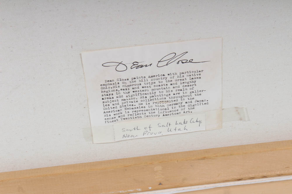 Dean Purdy Close Mountain Landscape Oil Painting