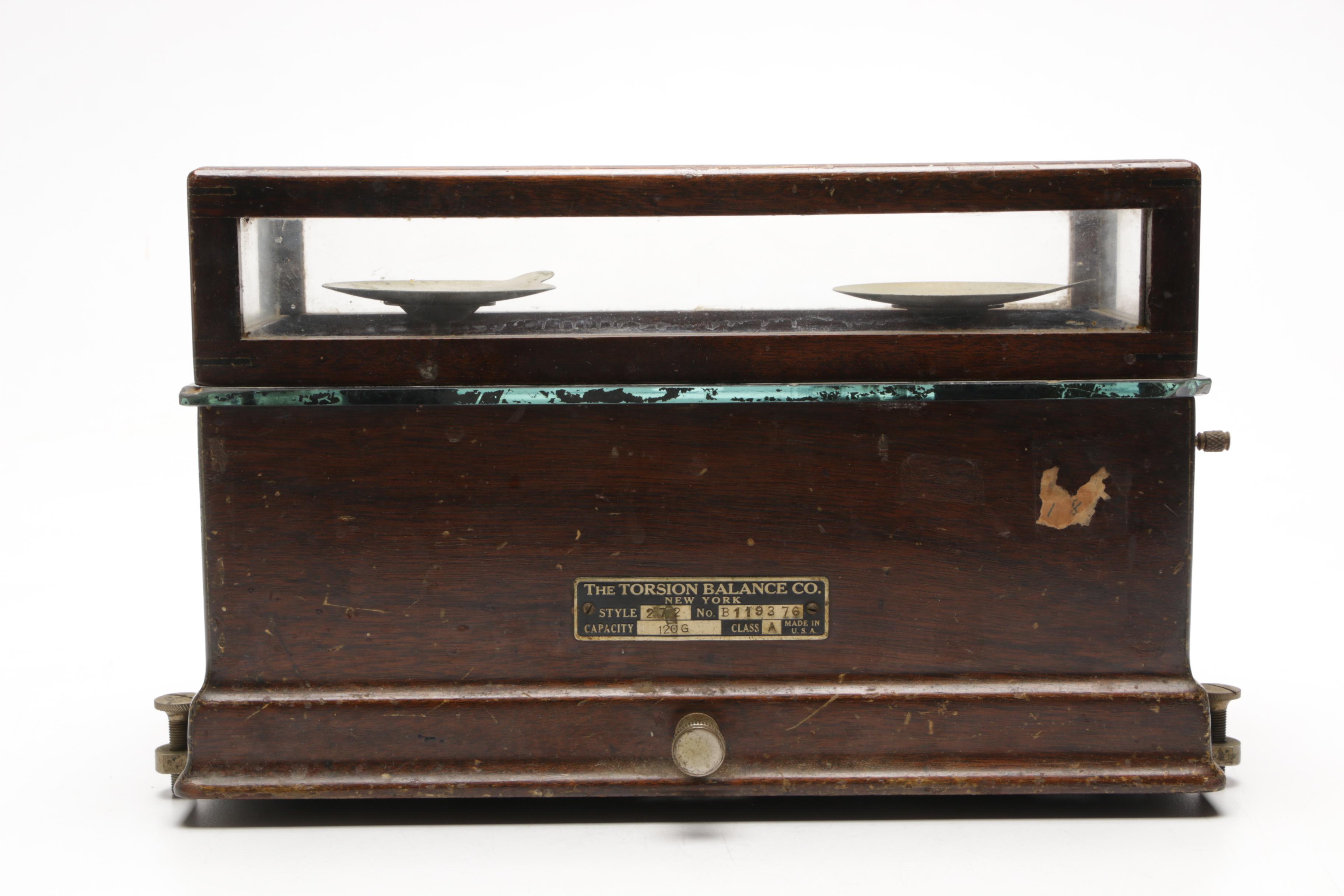 Vintage Chemistry Torsion Balance Scale