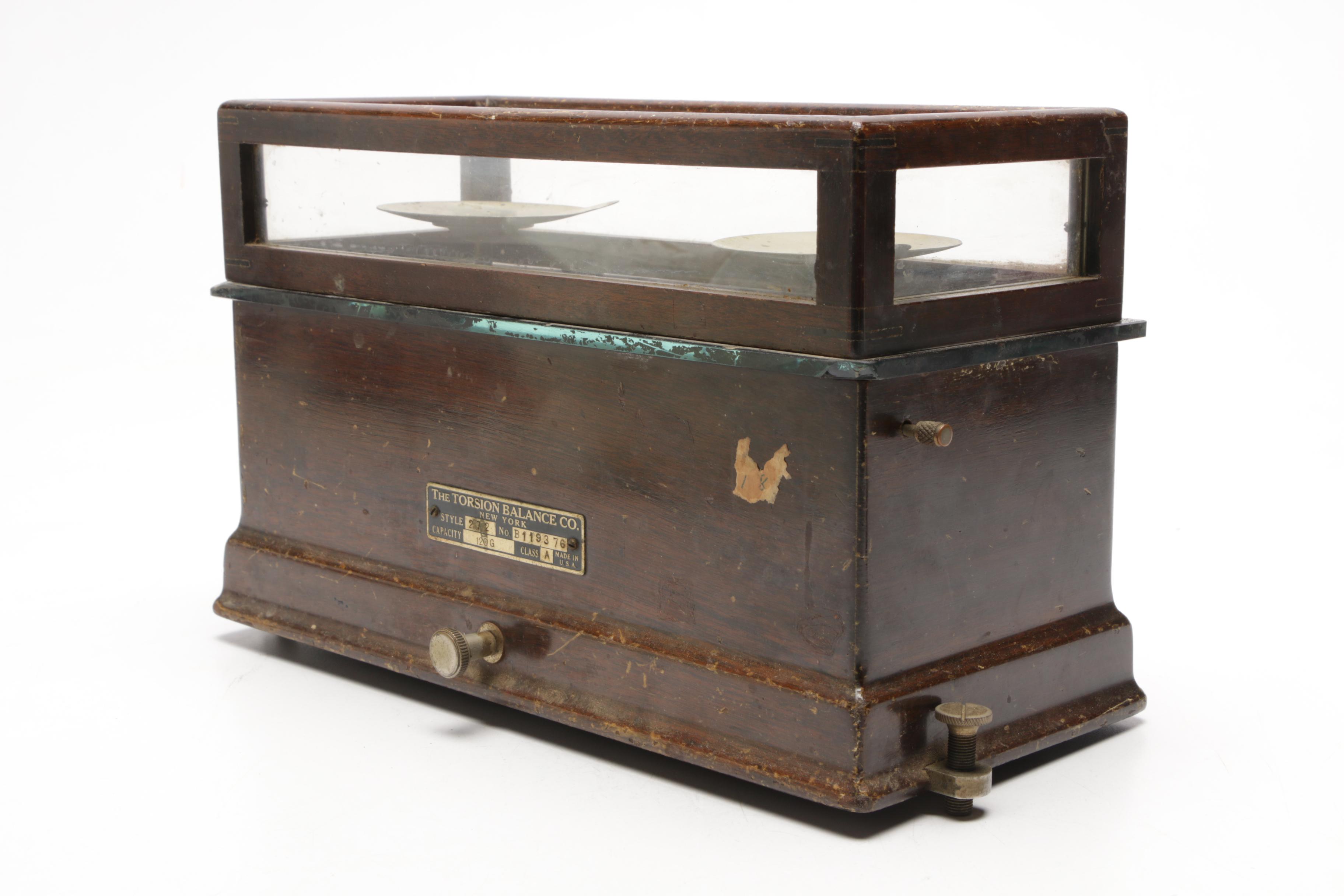 Vintage Chemistry Torsion Balance Scale