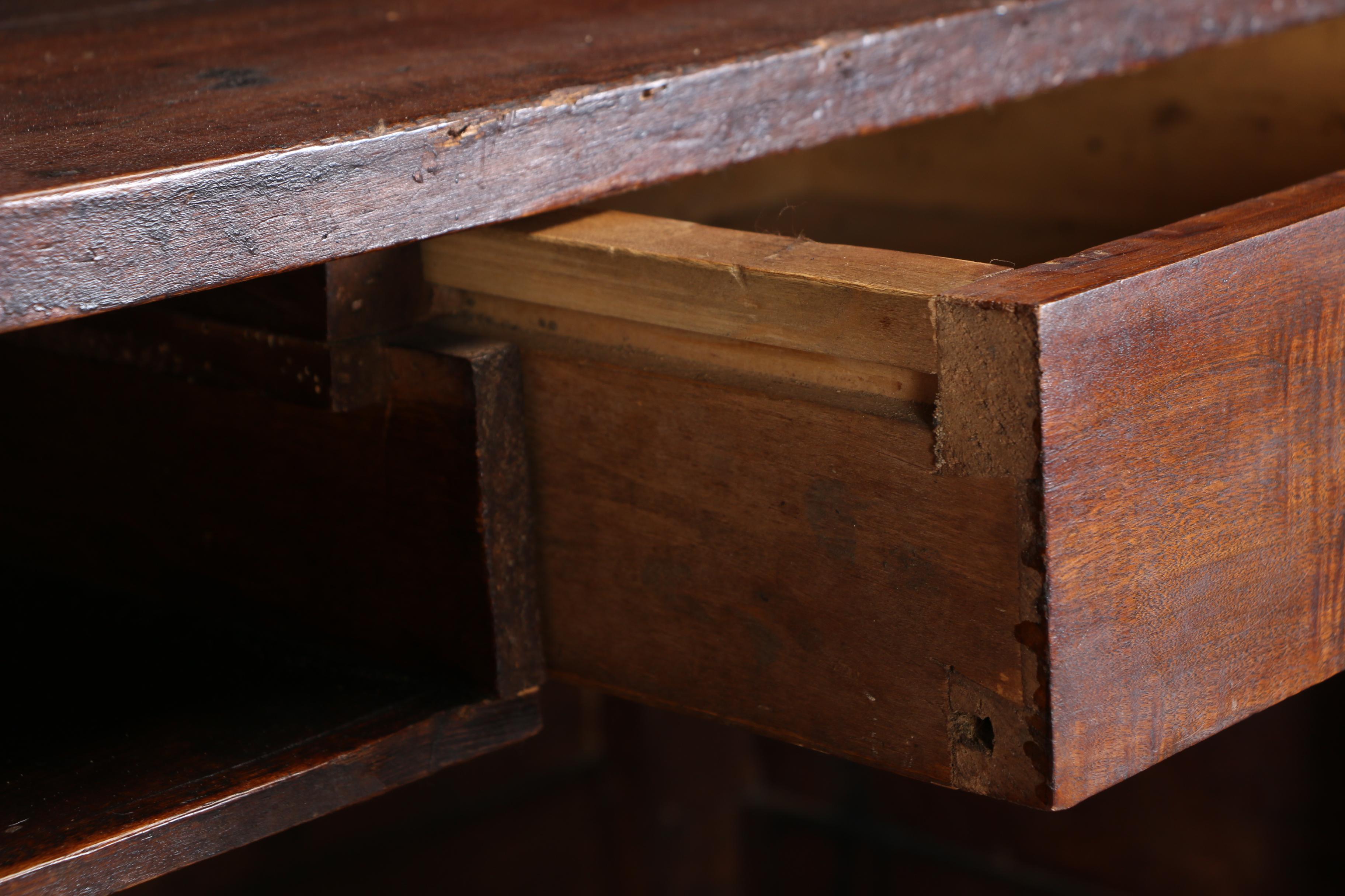 French Provincial Fruitwood Buffet à Deux Corps, Late 19th/Early 20th Century