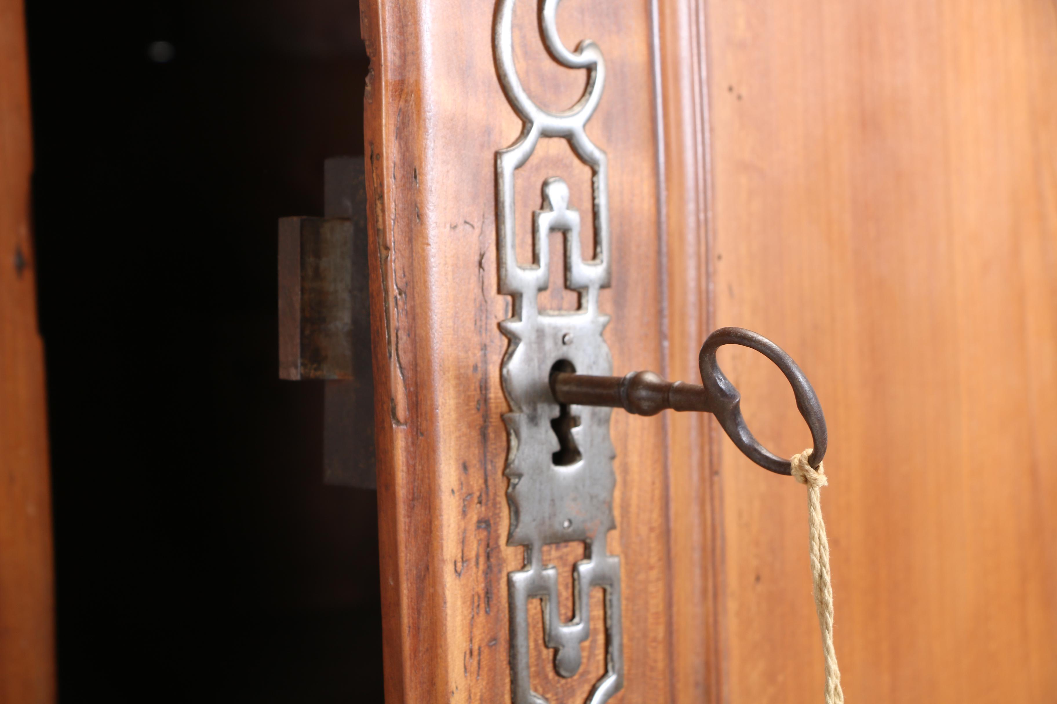 French Provincial Fruitwood Buffet à Deux Corps, Late 19th/Early 20th Century