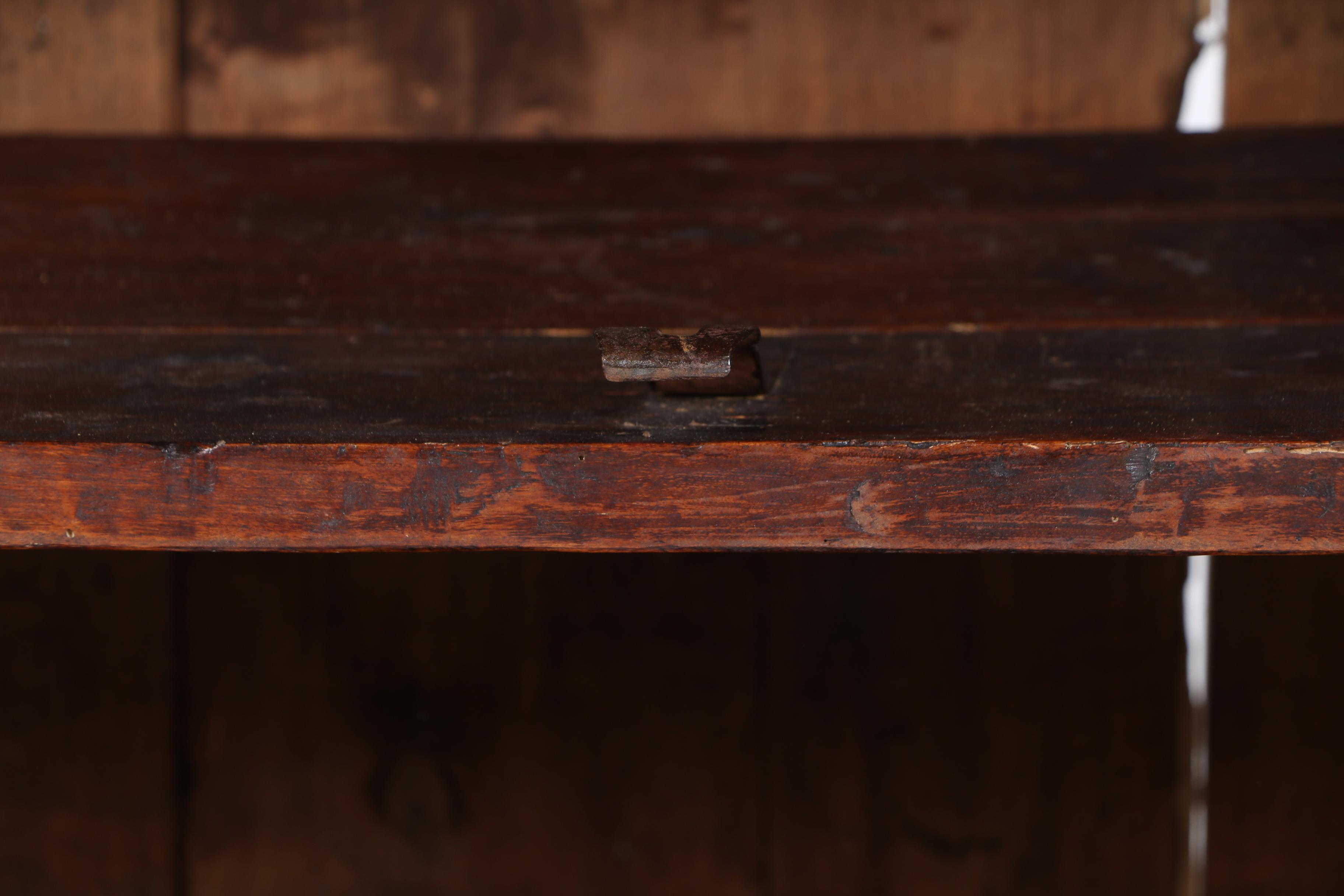 French Provincial Fruitwood Buffet à Deux Corps, Late 19th/Early 20th Century