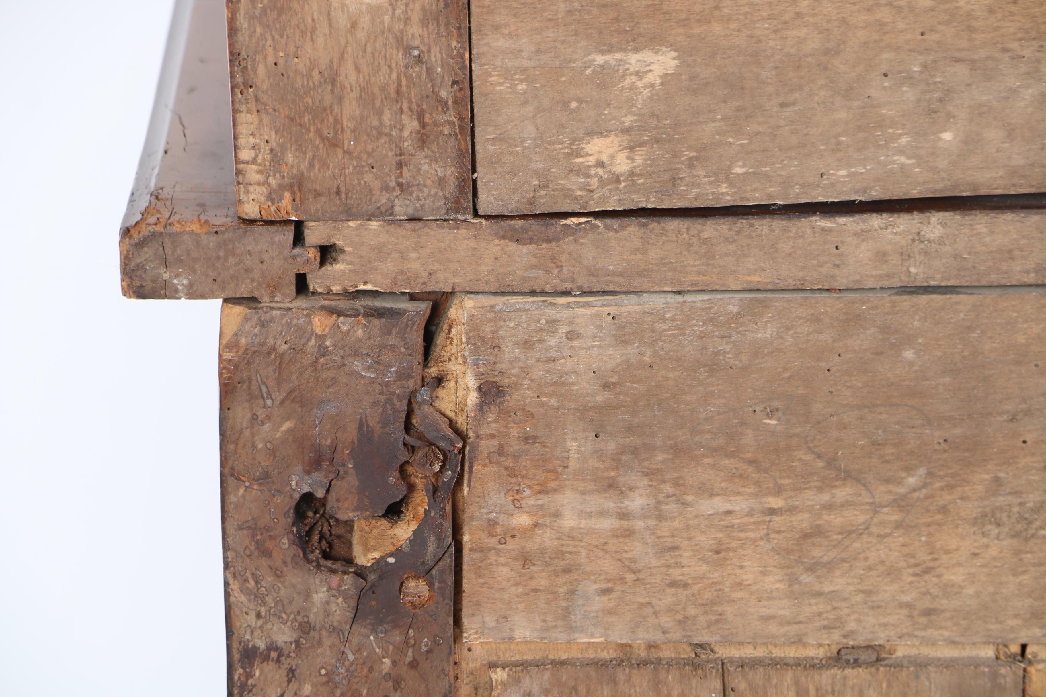 French Provincial Fruitwood Buffet à Deux Corps, Late 19th/Early 20th Century