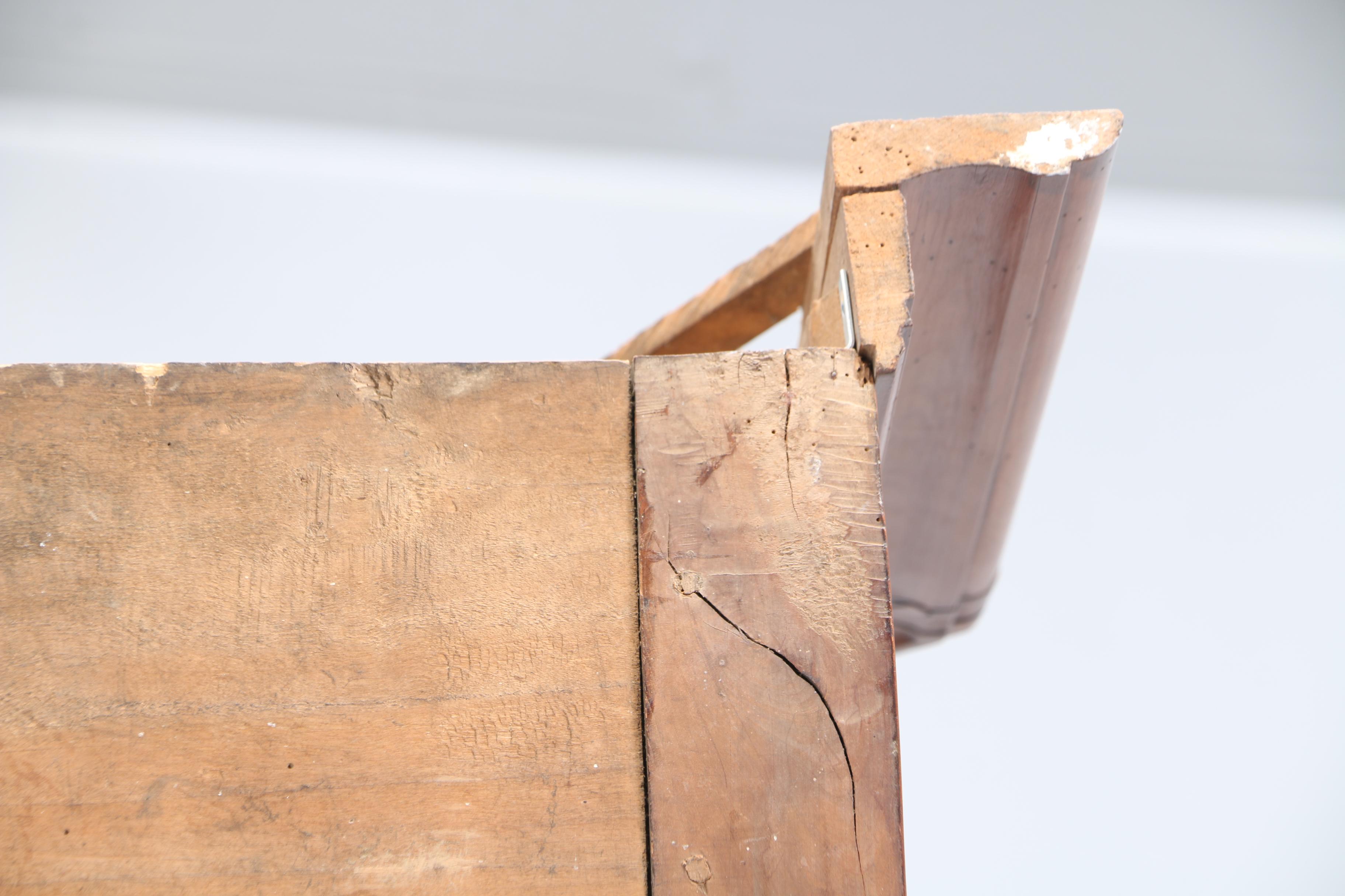 French Provincial Fruitwood Buffet à Deux Corps, Late 19th/Early 20th Century