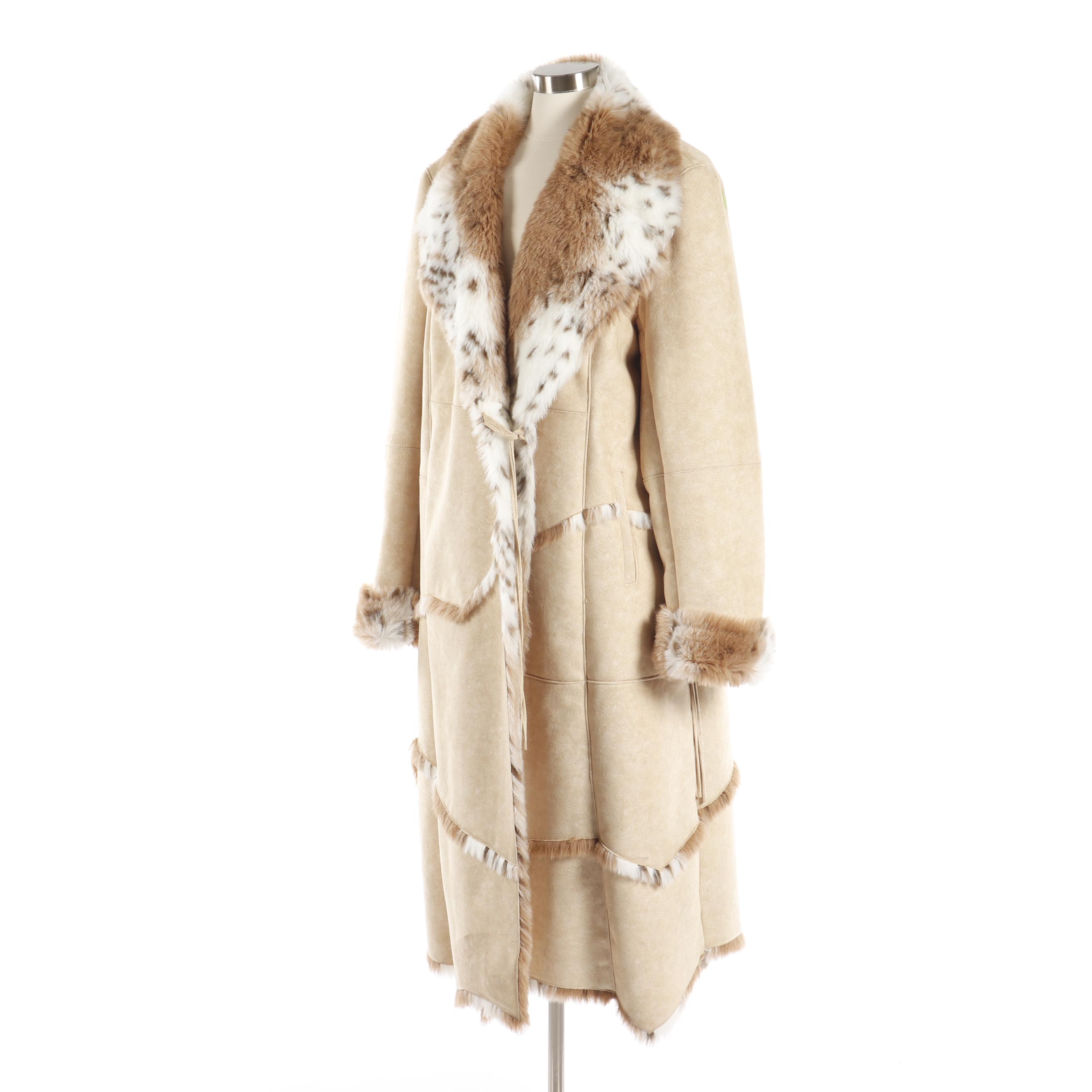 Women's Scandinavian Faux-Fur Coat