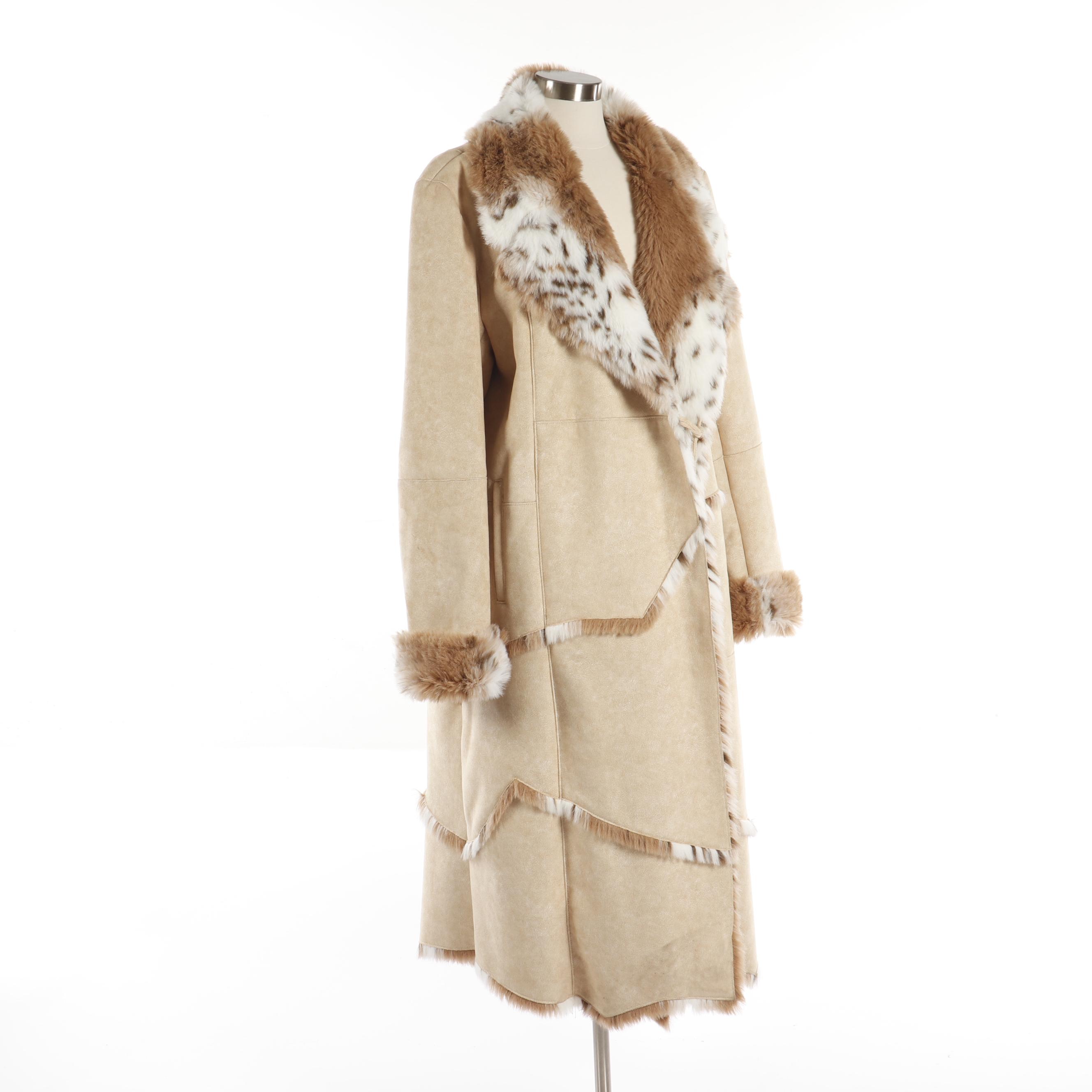 Women's Scandinavian Faux-Fur Coat