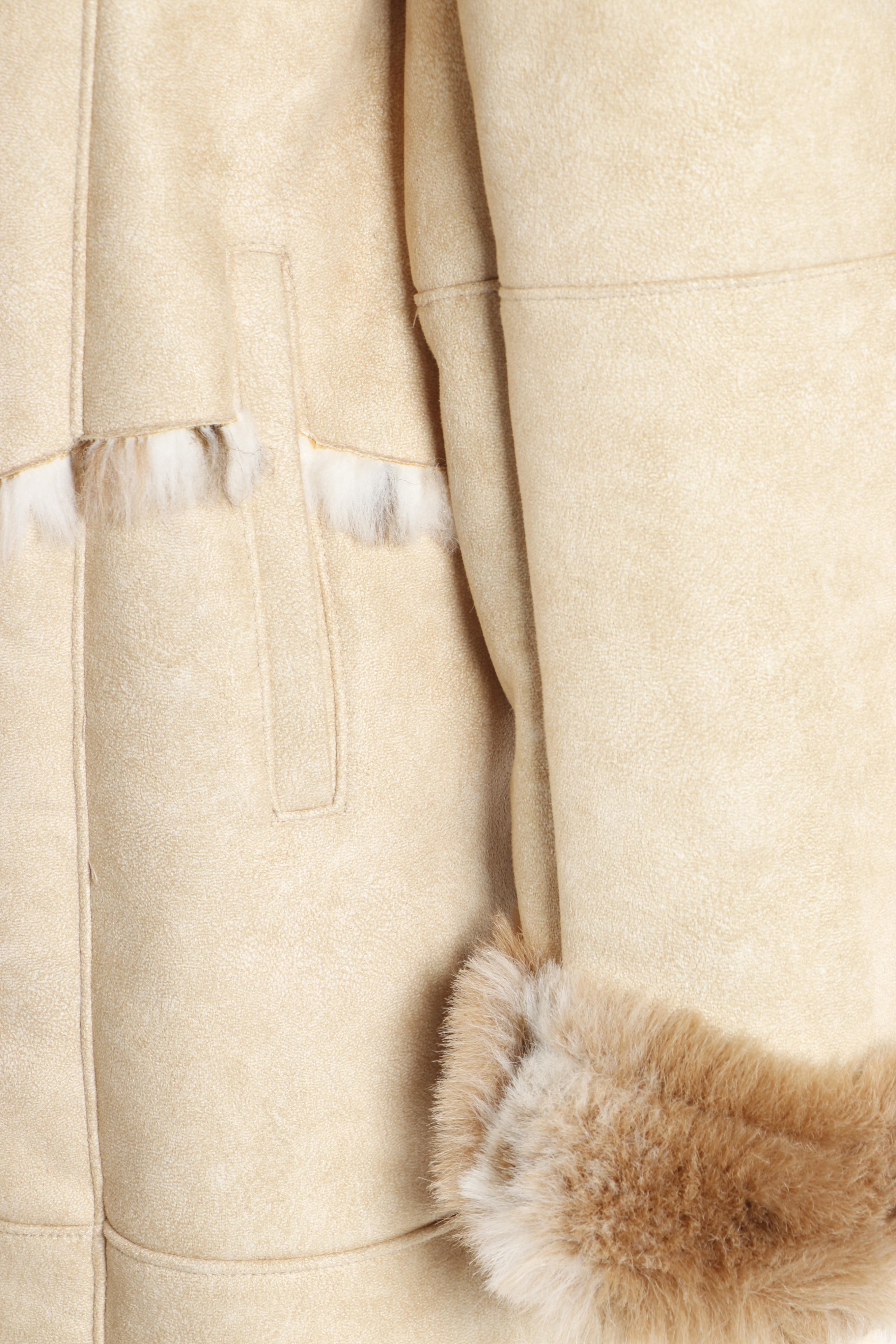 Women's Scandinavian Faux-Fur Coat