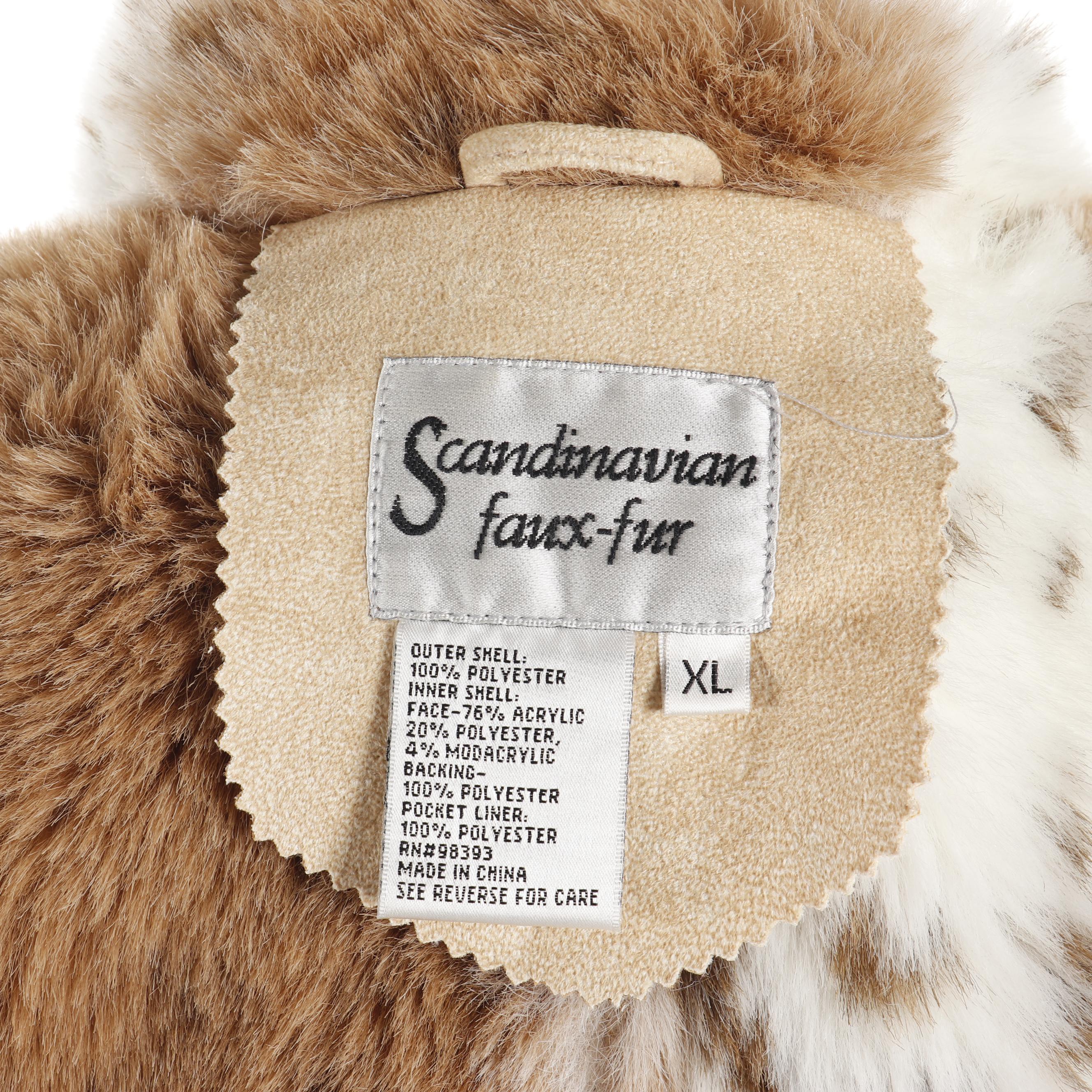 Women's Scandinavian Faux-Fur Coat