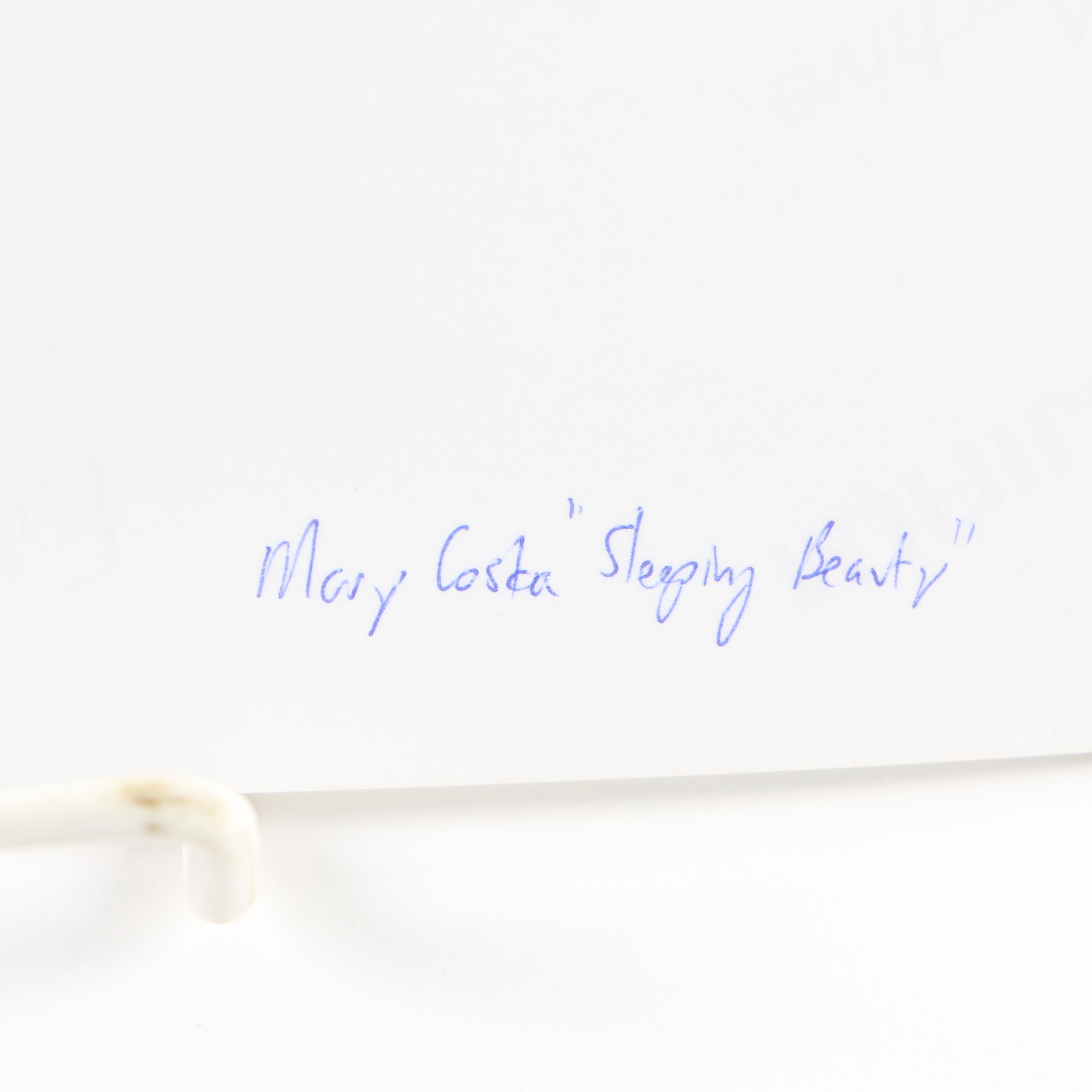 Mary Costa Autographed "Sleeping Beauty" Photograph, 2006