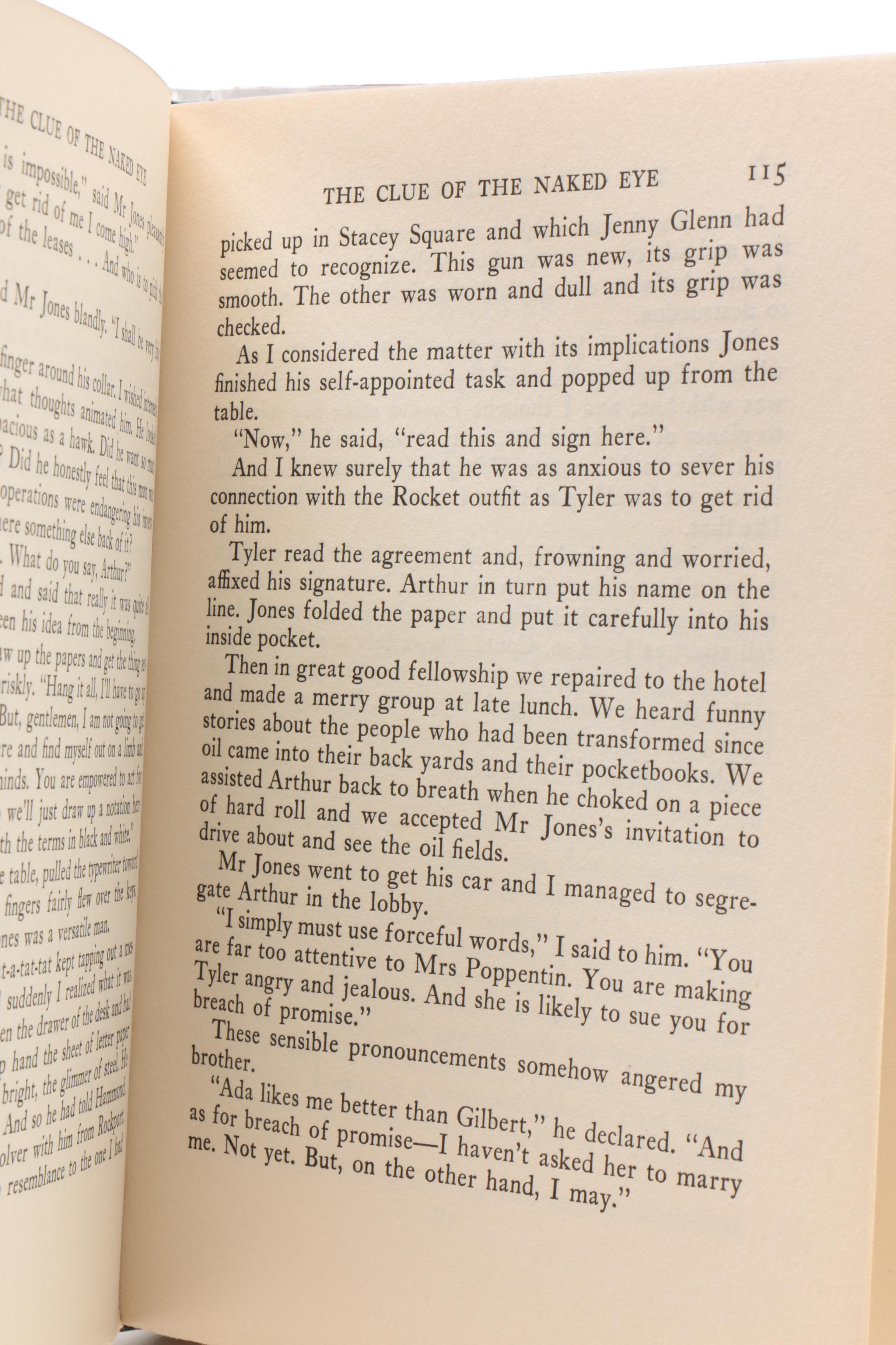 Charlotte Murray Russell "The Clue of the Naked Eye" Signed First Edition