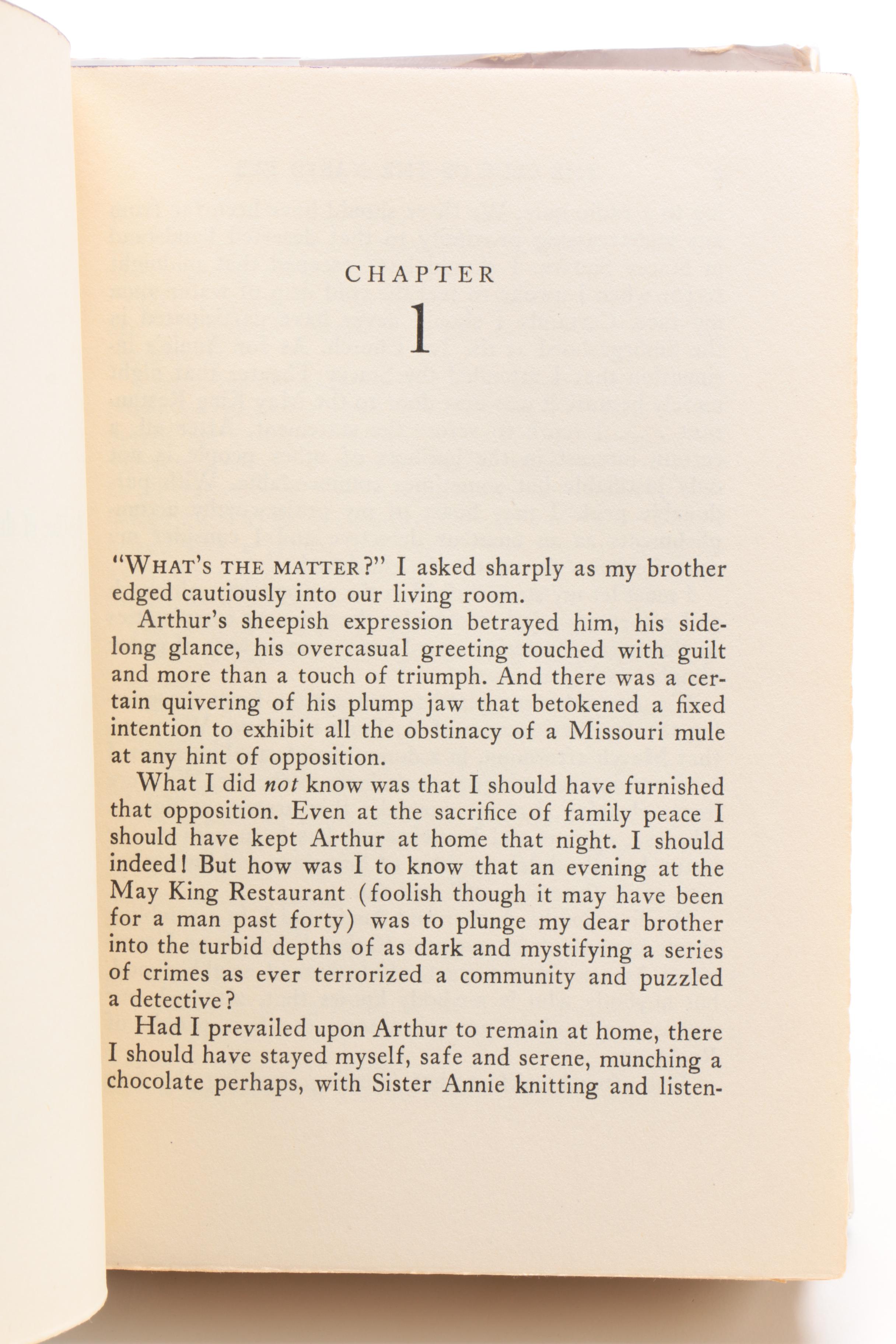 Charlotte Murray Russell "The Clue of the Naked Eye" Signed First Edition