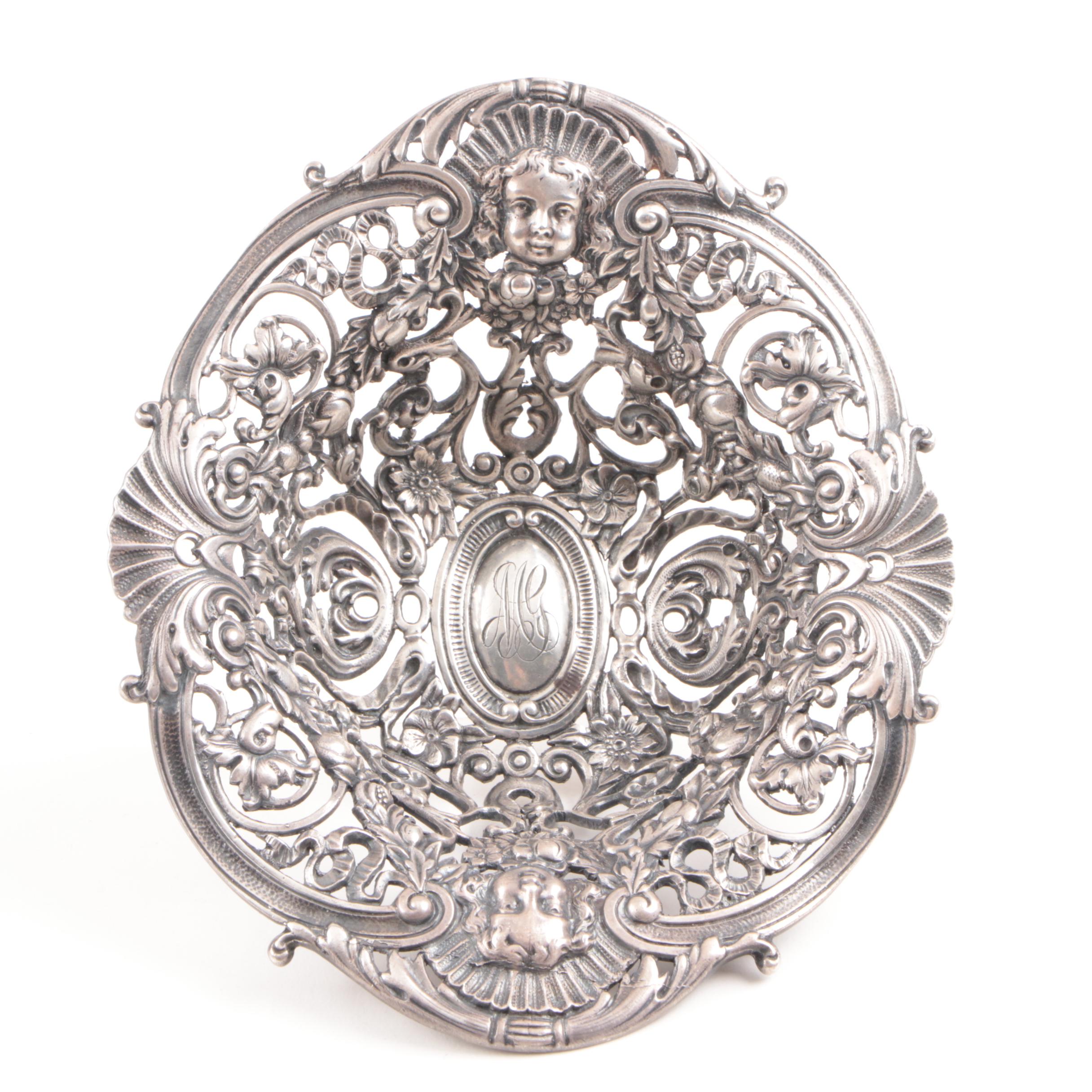 Gorham Sterling Silver Rococo Revival Style Pierced Bon Bon Bowl