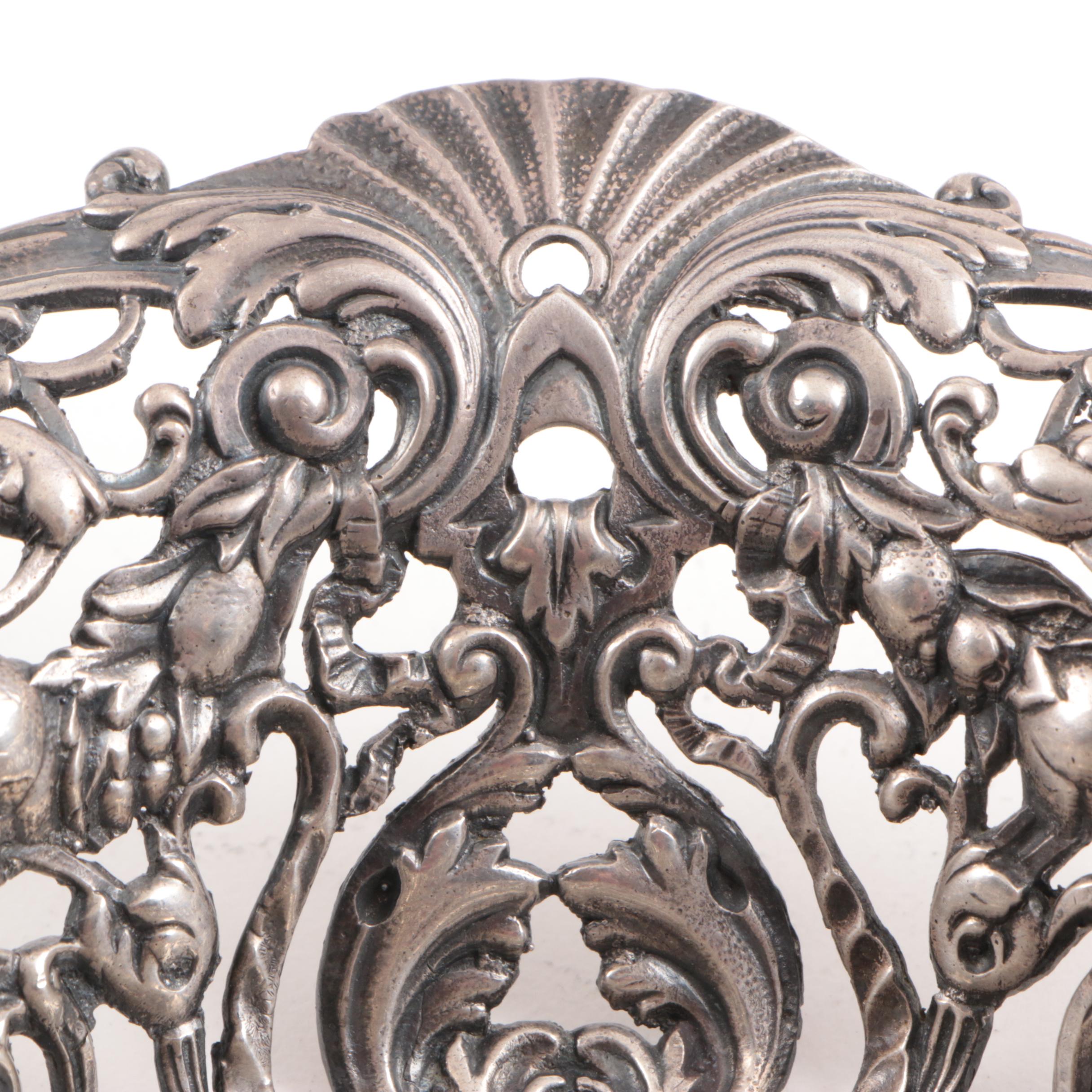 Gorham Sterling Silver Rococo Revival Style Pierced Bon Bon Bowl