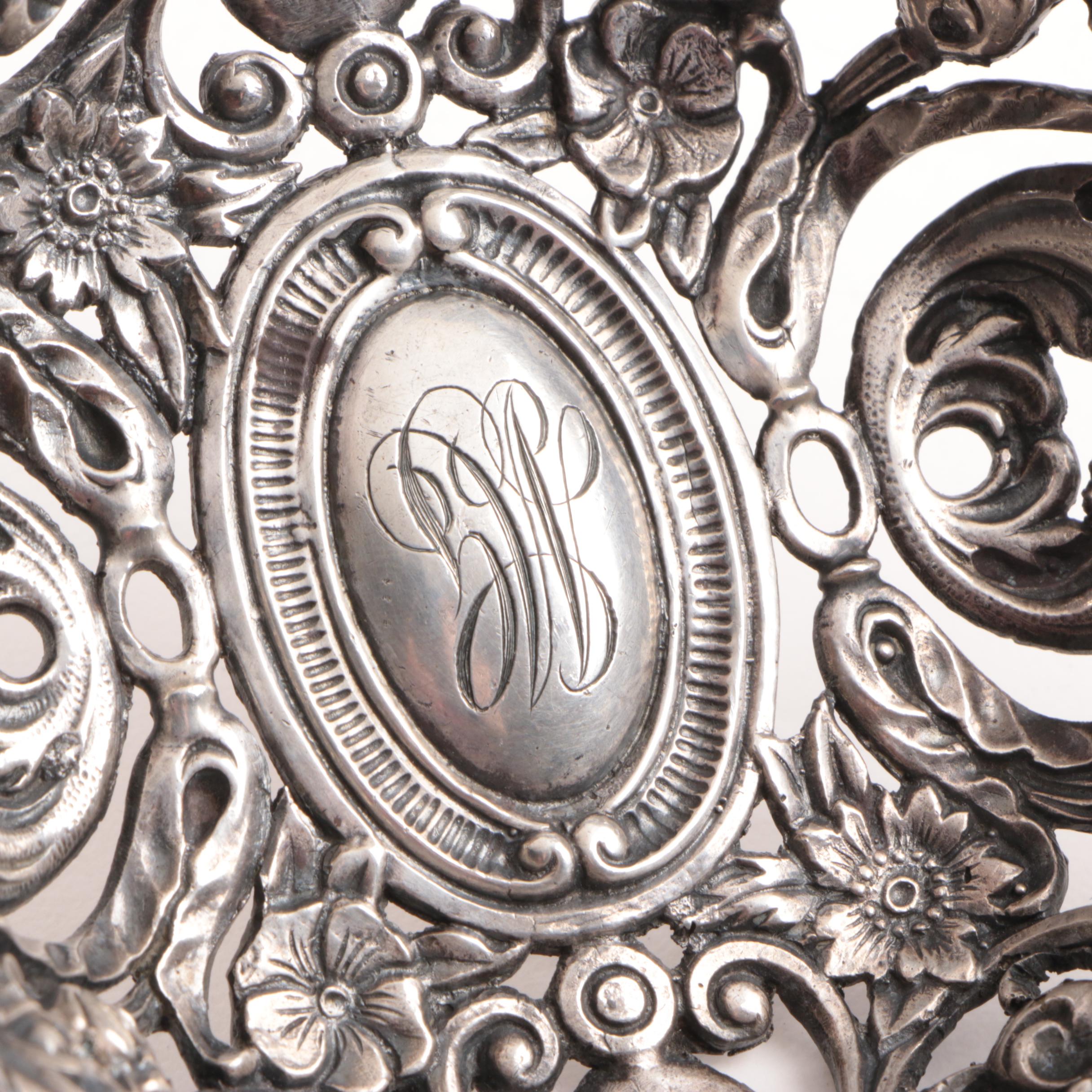 Gorham Sterling Silver Rococo Revival Style Pierced Bon Bon Bowl