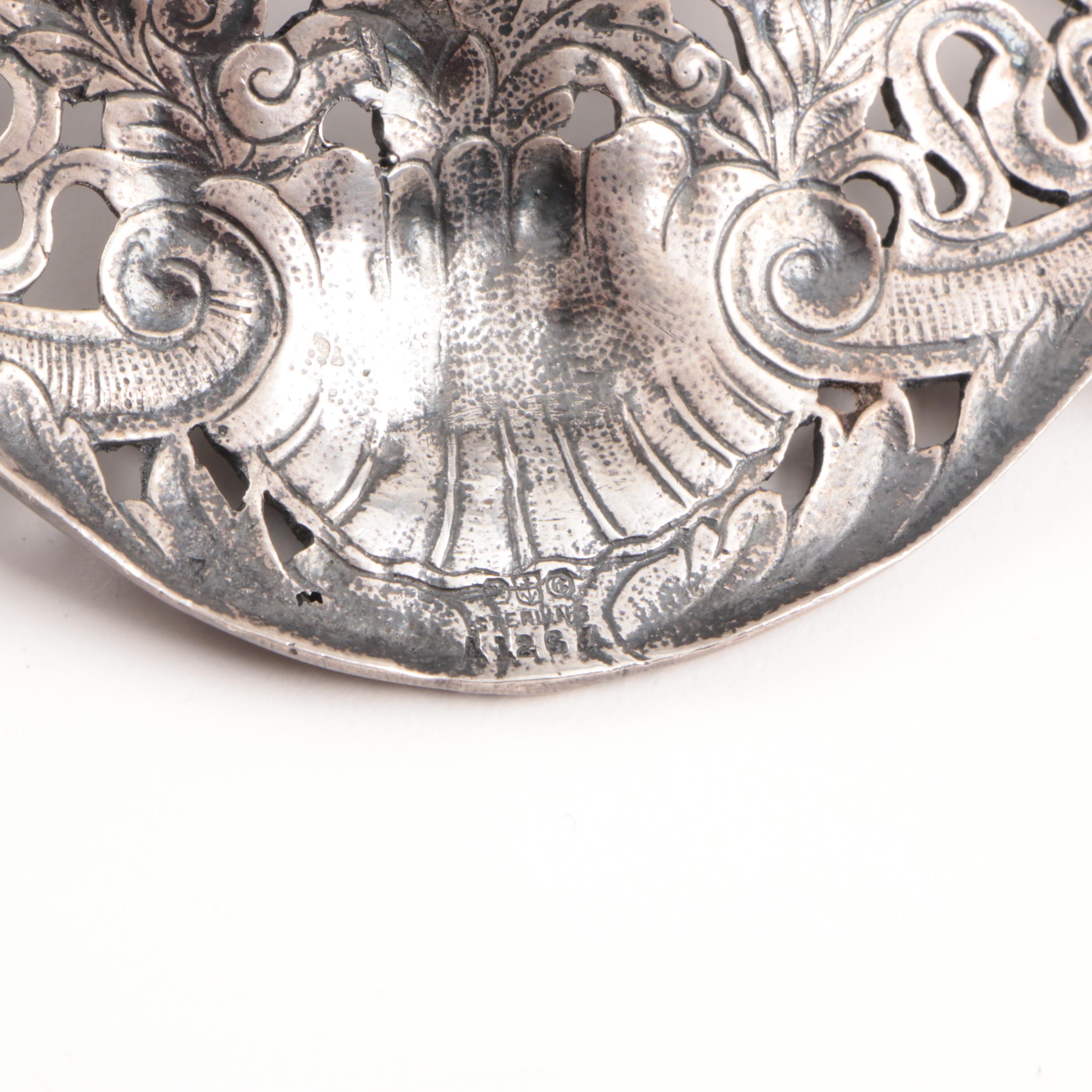 Gorham Sterling Silver Rococo Revival Style Pierced Bon Bon Bowl