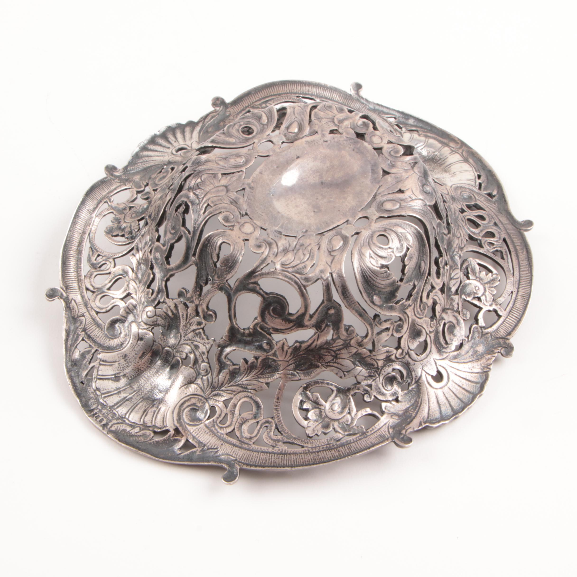 Gorham Sterling Silver Rococo Revival Style Pierced Bon Bon Bowl