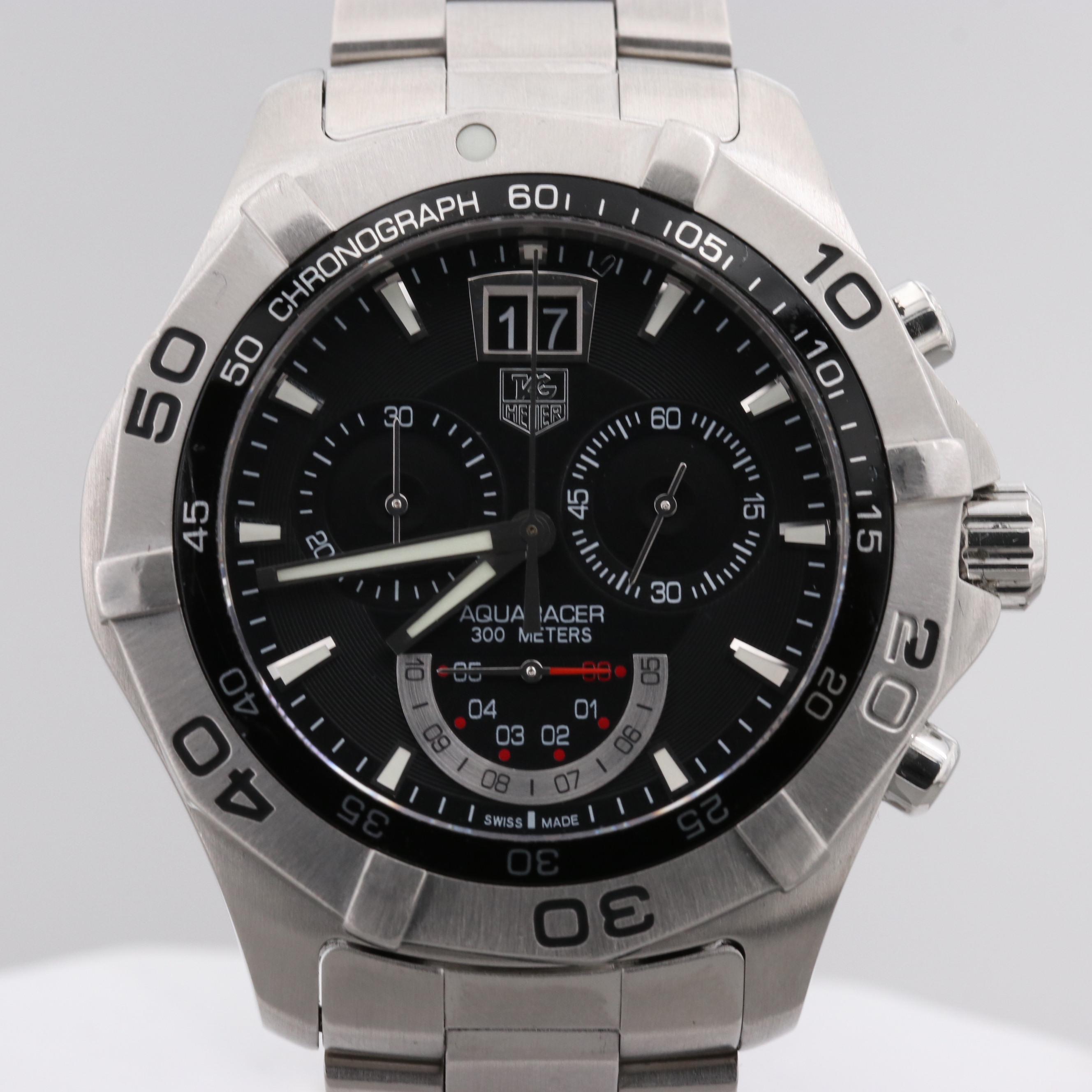 TAG Heuer Aquaracer Grand Date Stainless Steel Quartz Chronograph Watch