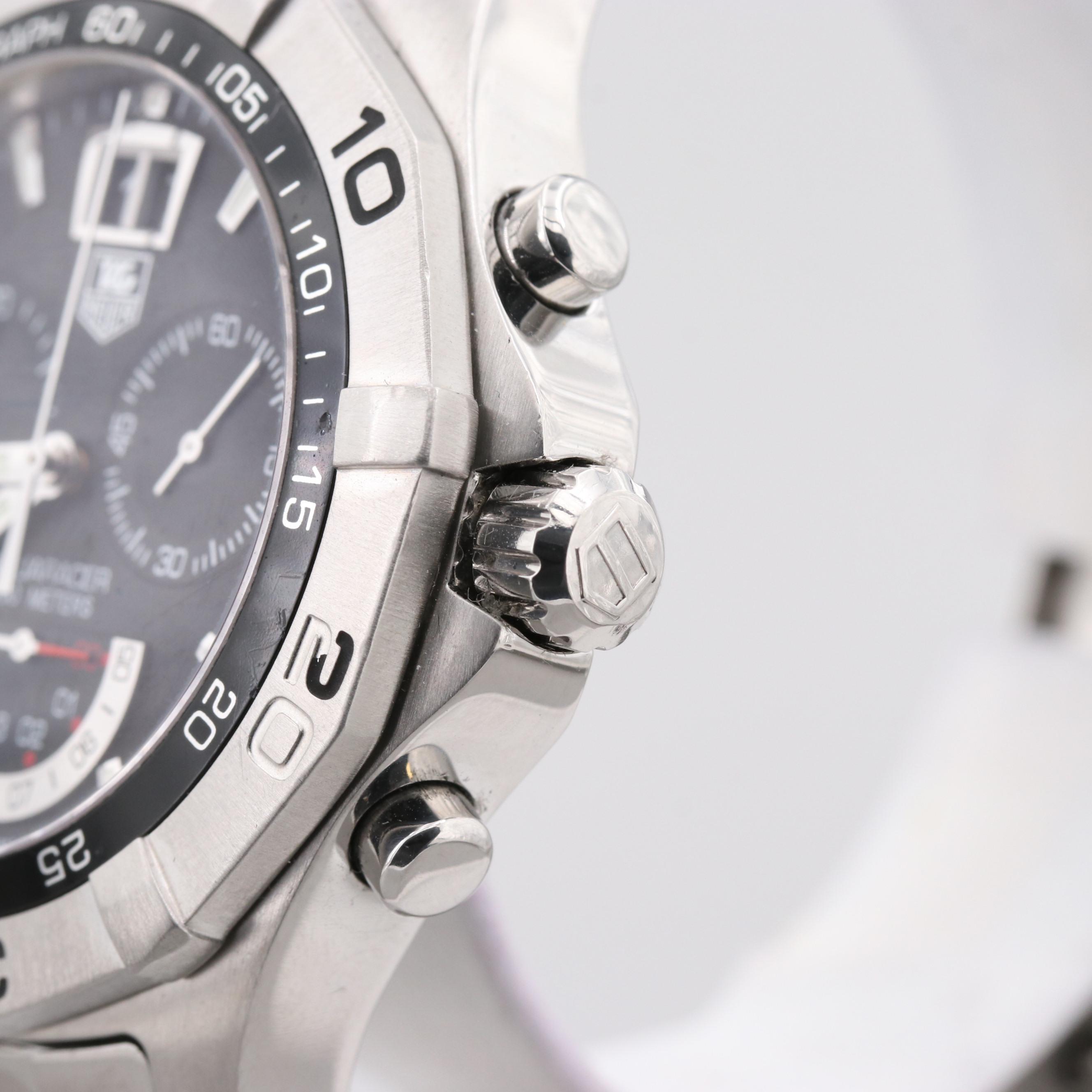 TAG Heuer Aquaracer Grand Date Stainless Steel Quartz Chronograph Watch