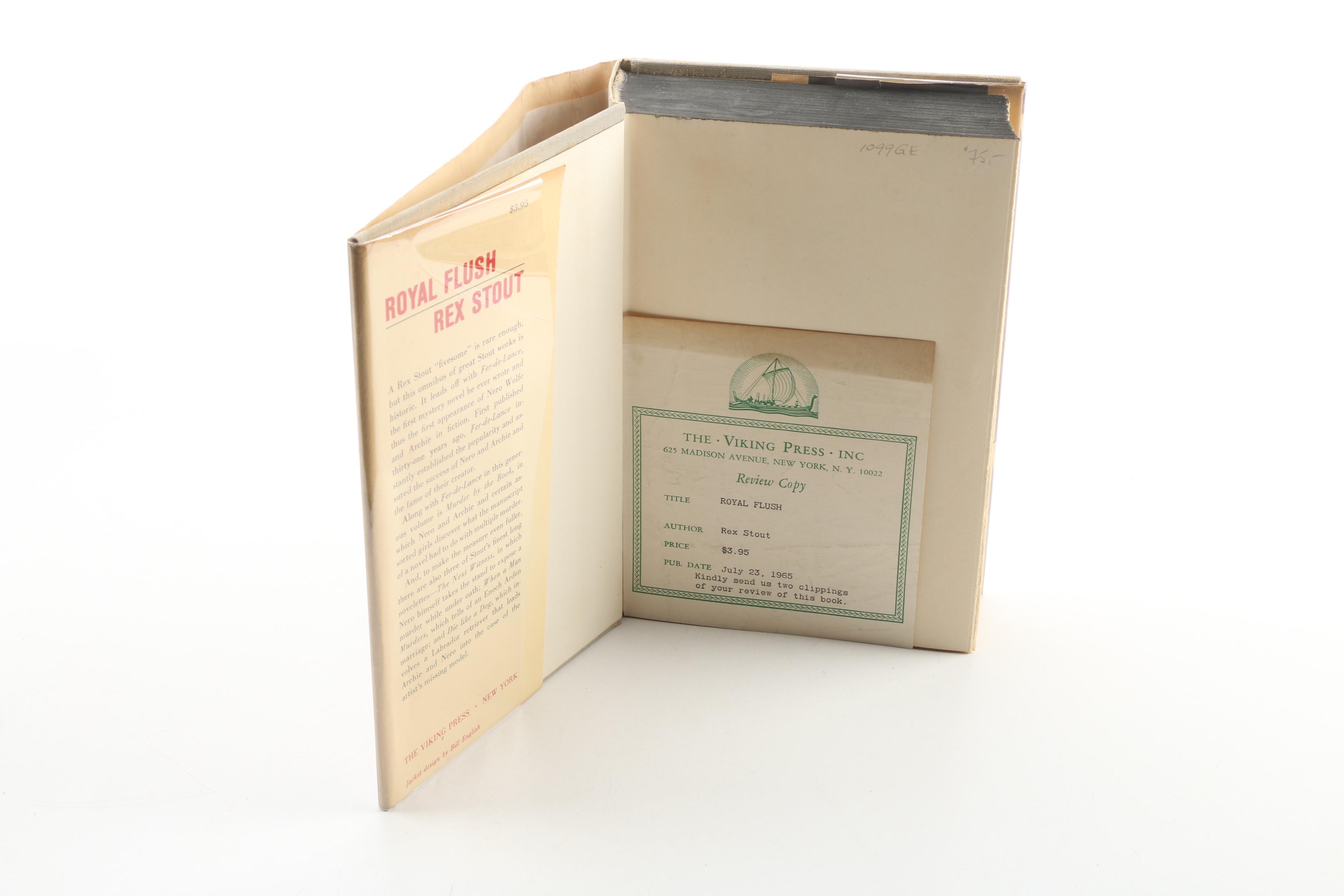 "Nero Wolfe Omnibus" Books by Rex Stout