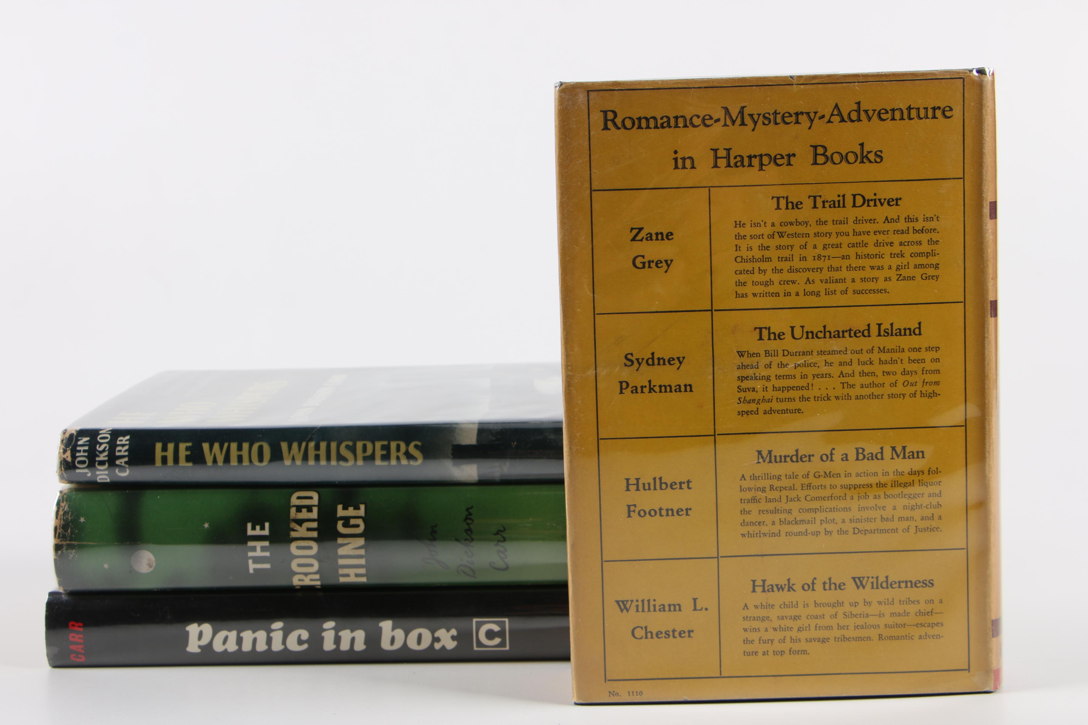 John Dickson Carr First Edition Crime Novels