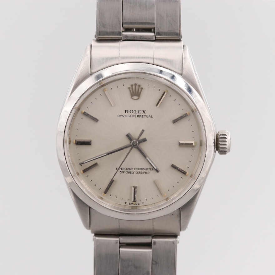 Rolex Oyster Perpetual Wristwatch, 1969