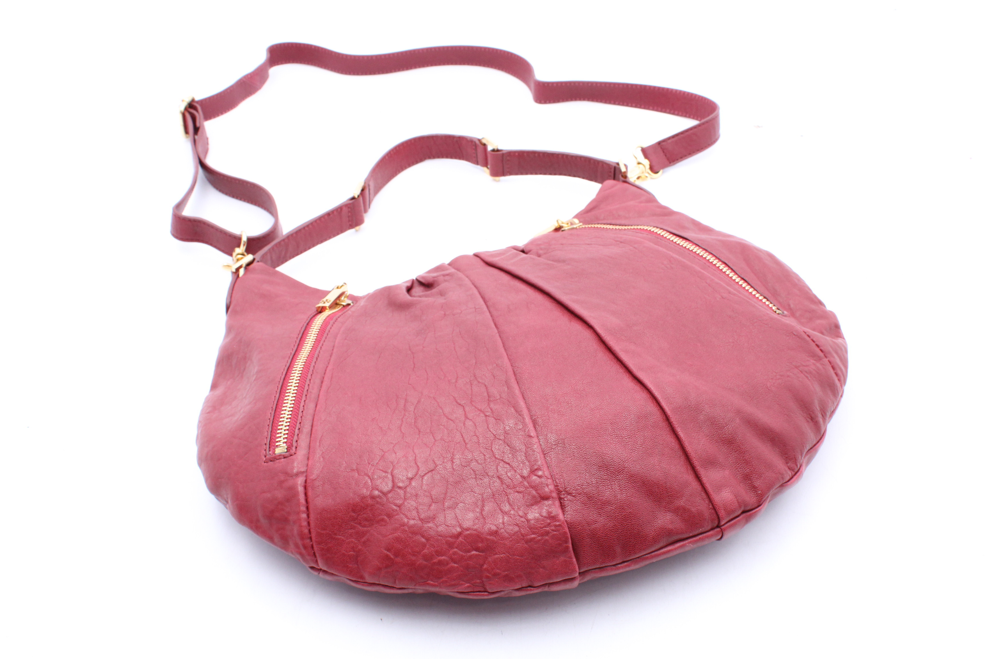 Tory Burch Red Leather Shoulder Bag