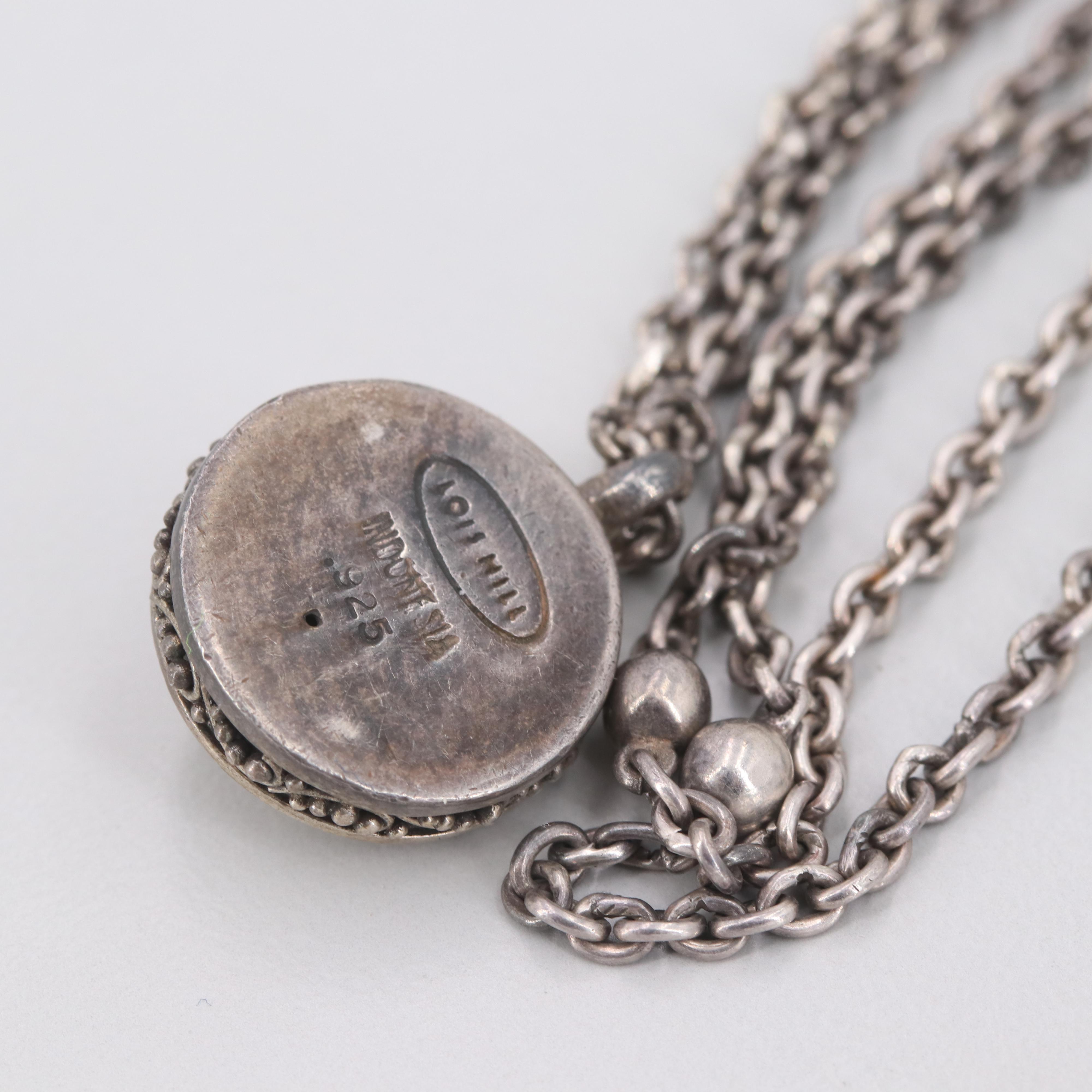 Lois Hill Sterling Silver Bracelet and Necklace