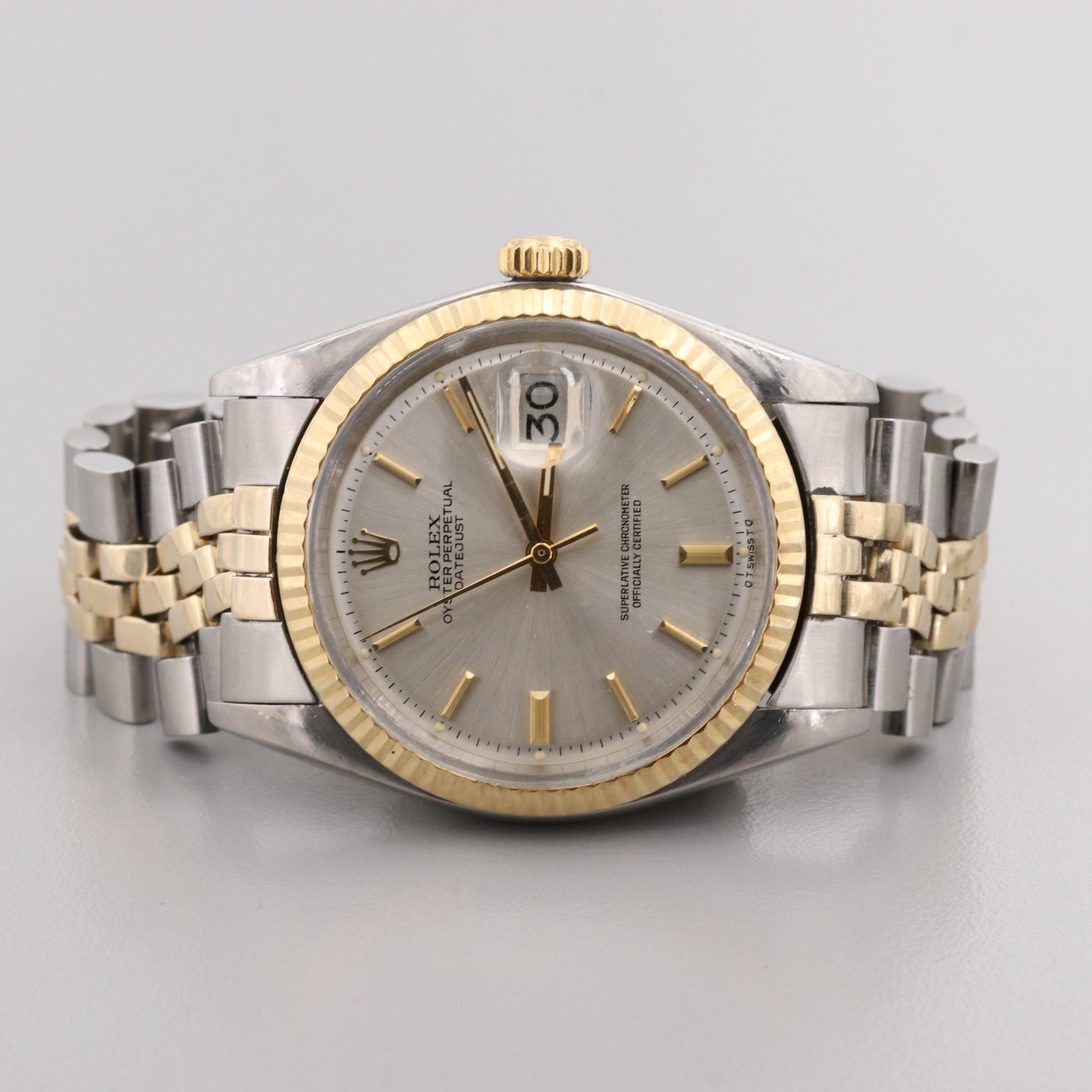Vintage Rolex Datejust Two-Tone Automatic Watch