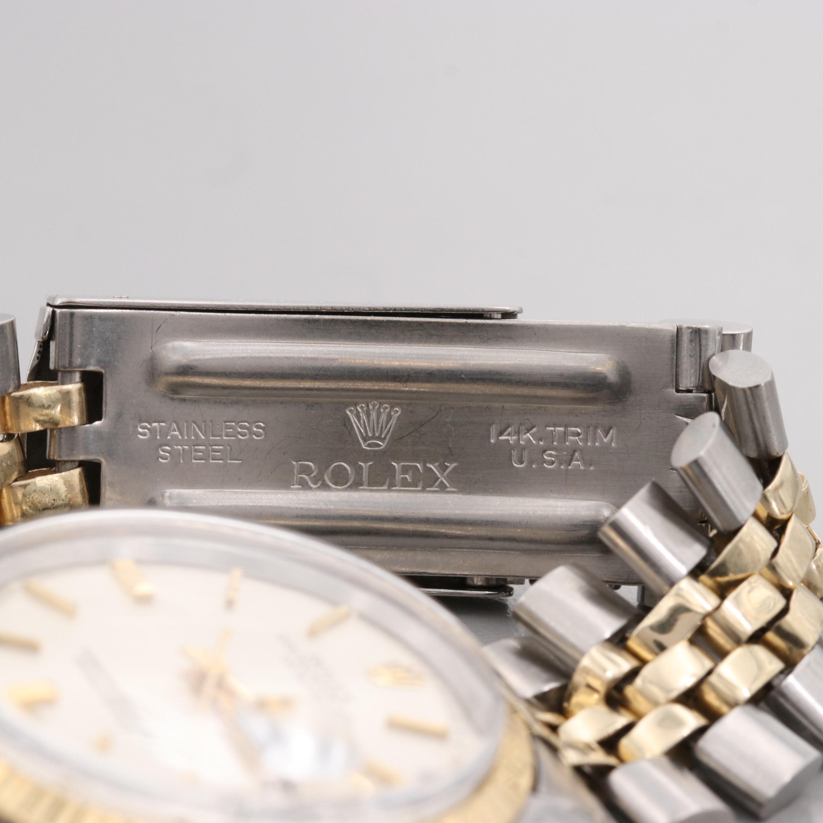 Vintage Rolex Datejust Two-Tone Automatic Watch