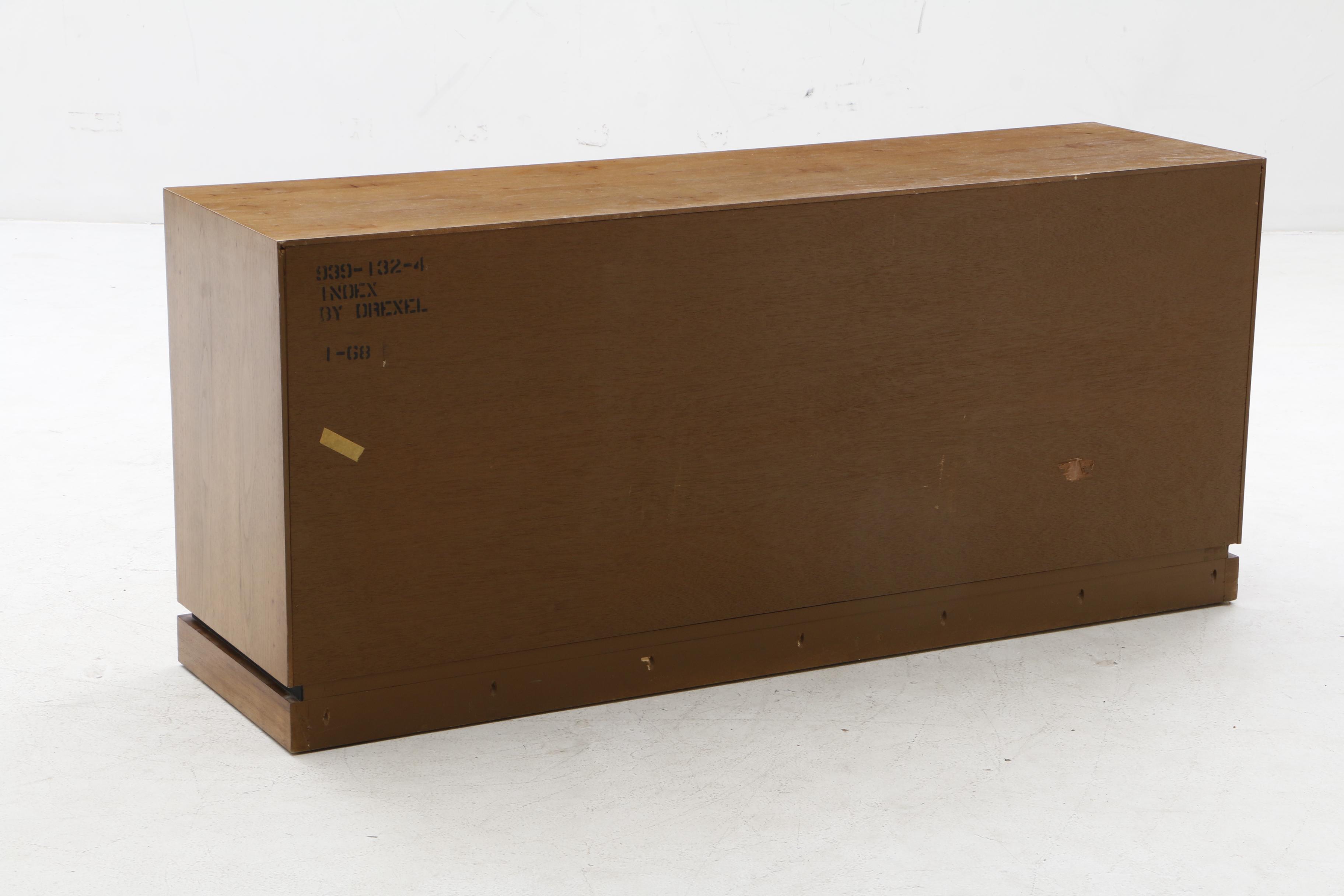 Mid Century Modern Drexel Index Series Chest of Drawers in Walnut