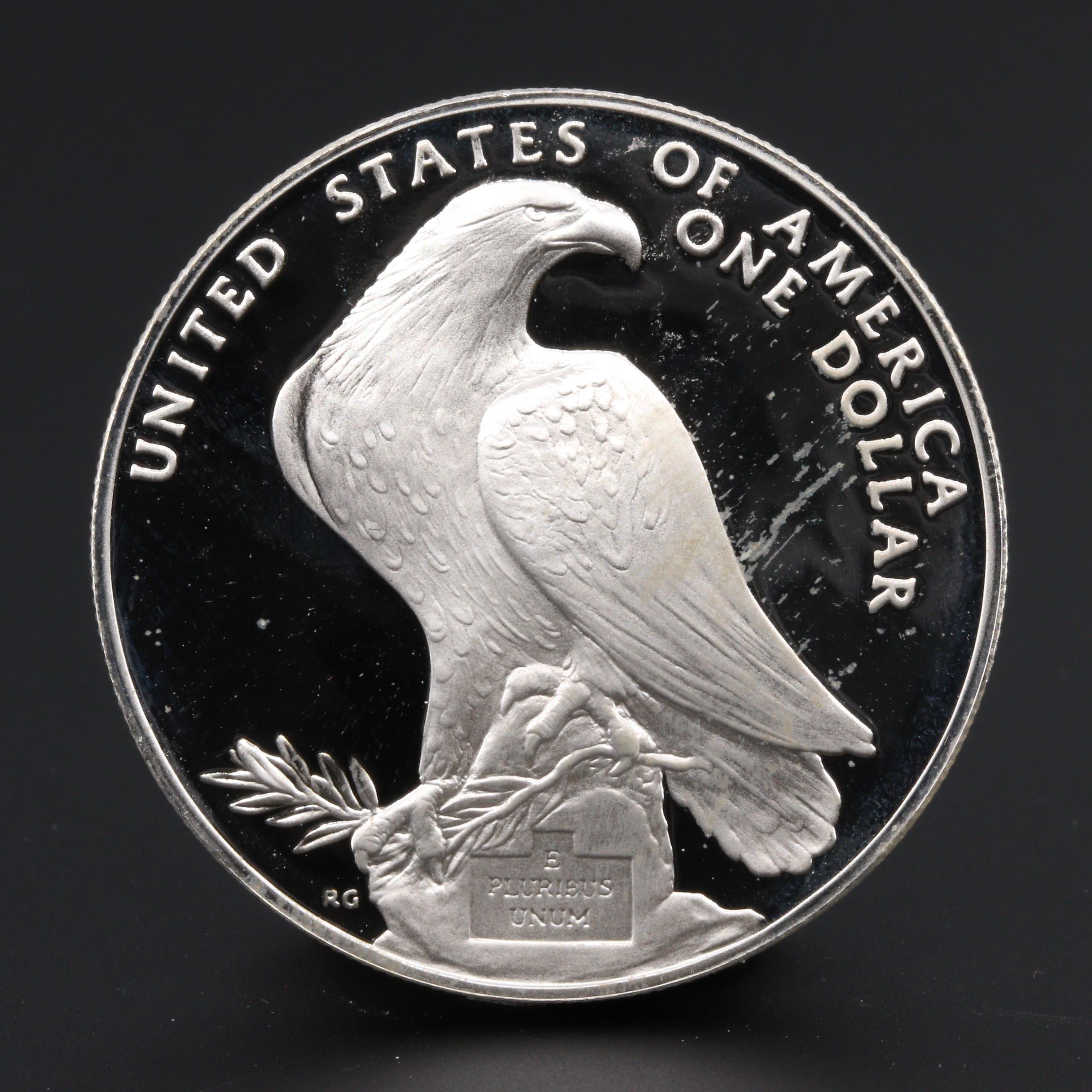 1984-S Olympics Commemorative $1 Silver Proof Coin