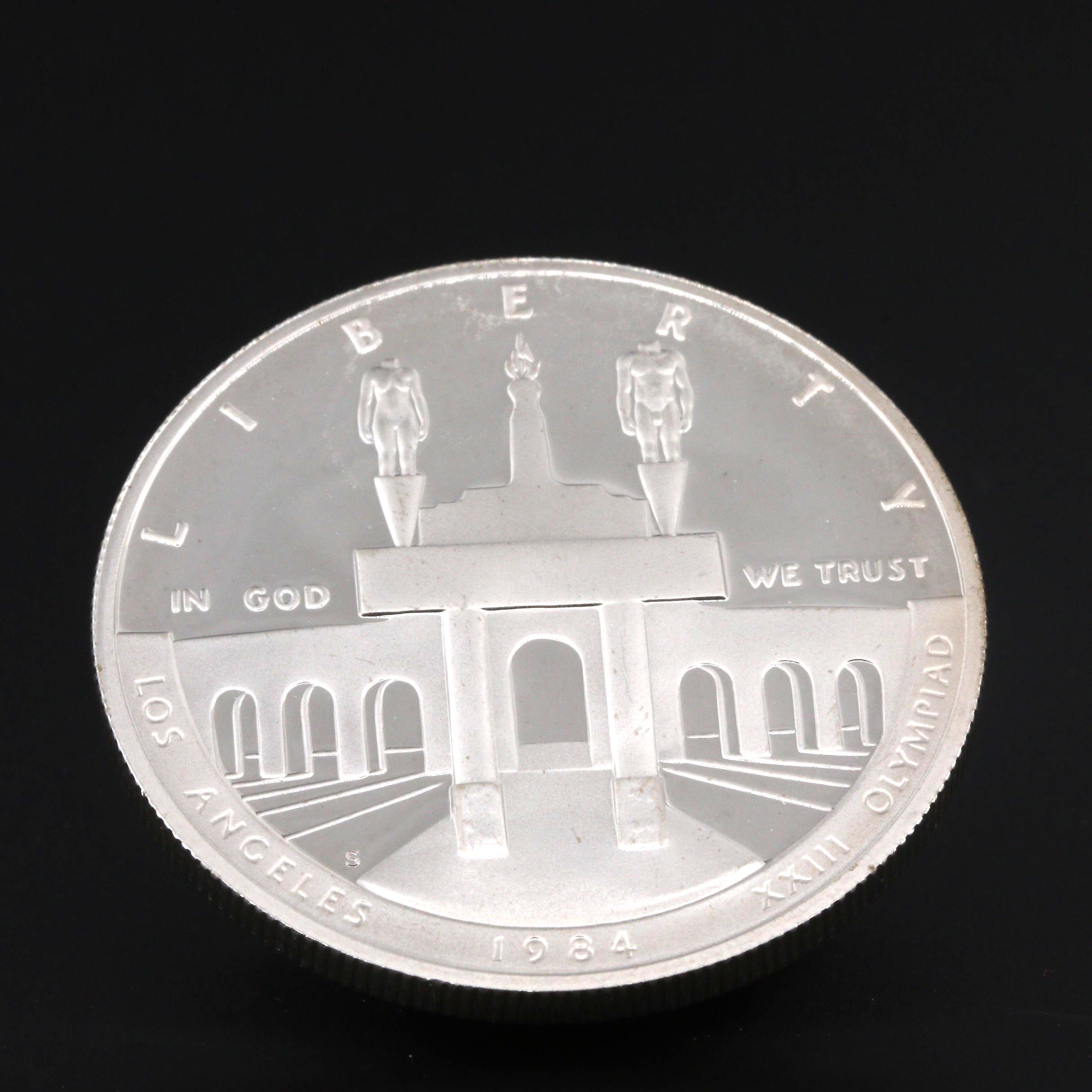 1984-S Olympics Commemorative $1 Silver Proof Coin