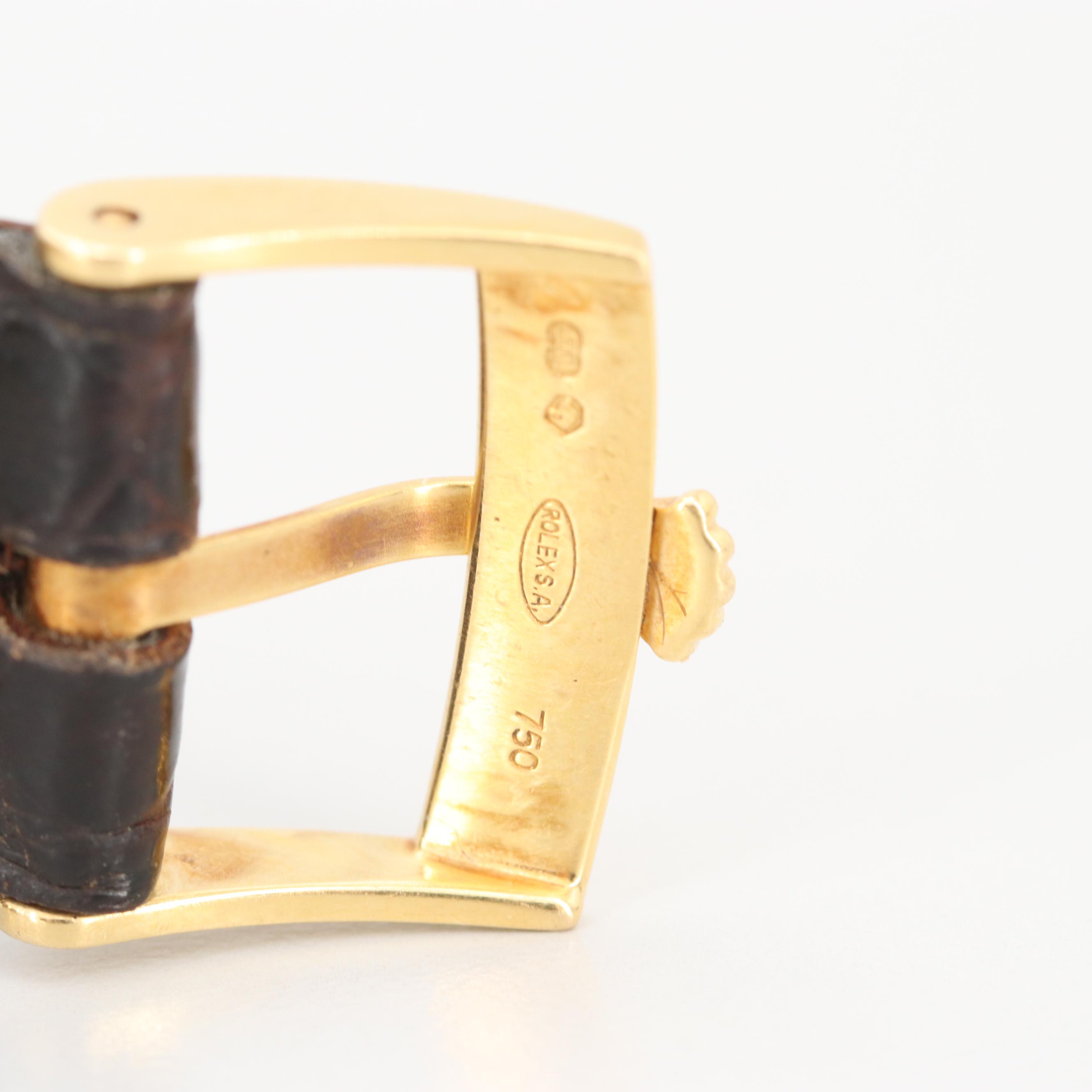 Rolex Cellini 18K Yellow Gold Watch With Mother of Pearl Dial