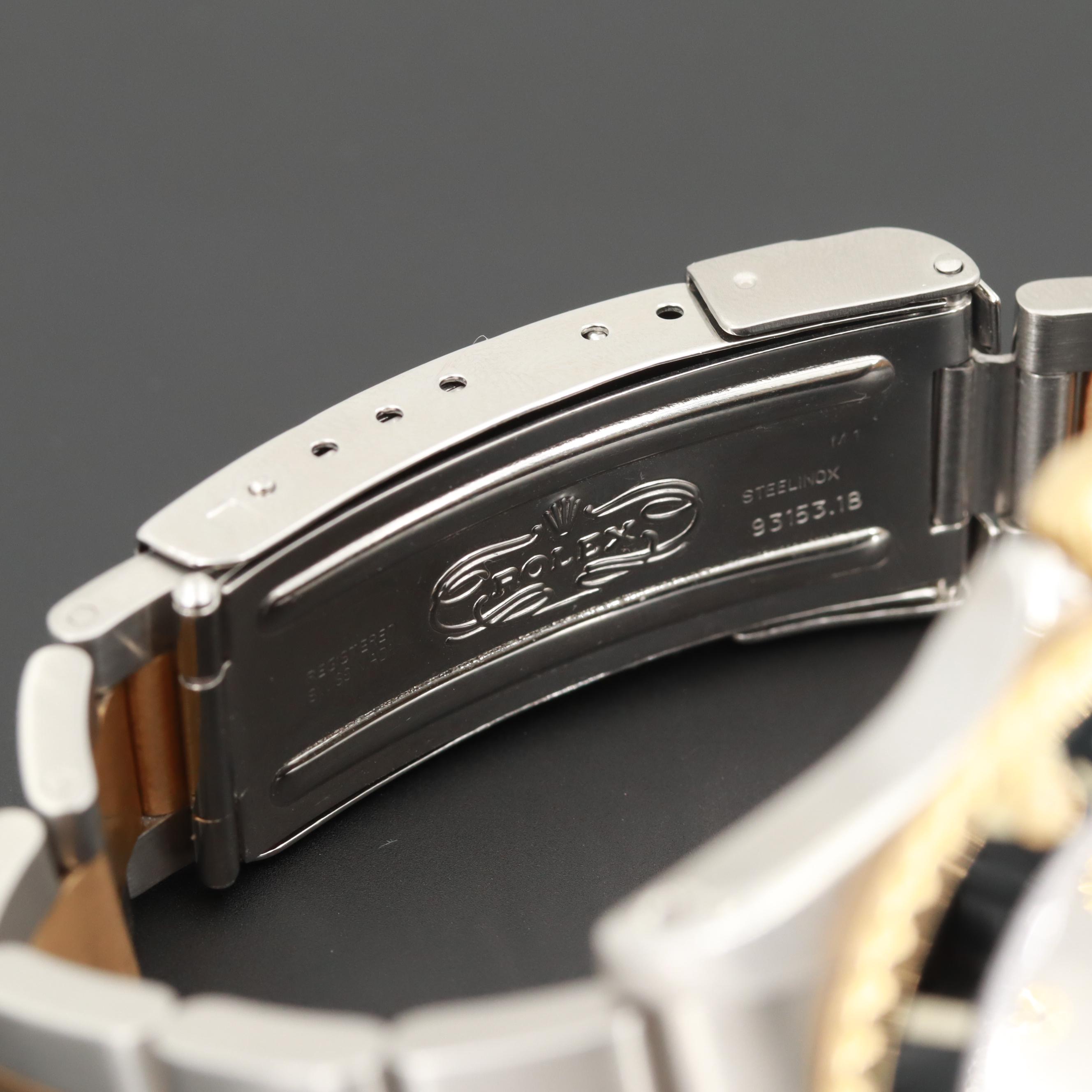 Rolex Submariner Two-Tone Watch With Aftermarket Diamond Dial, 1988