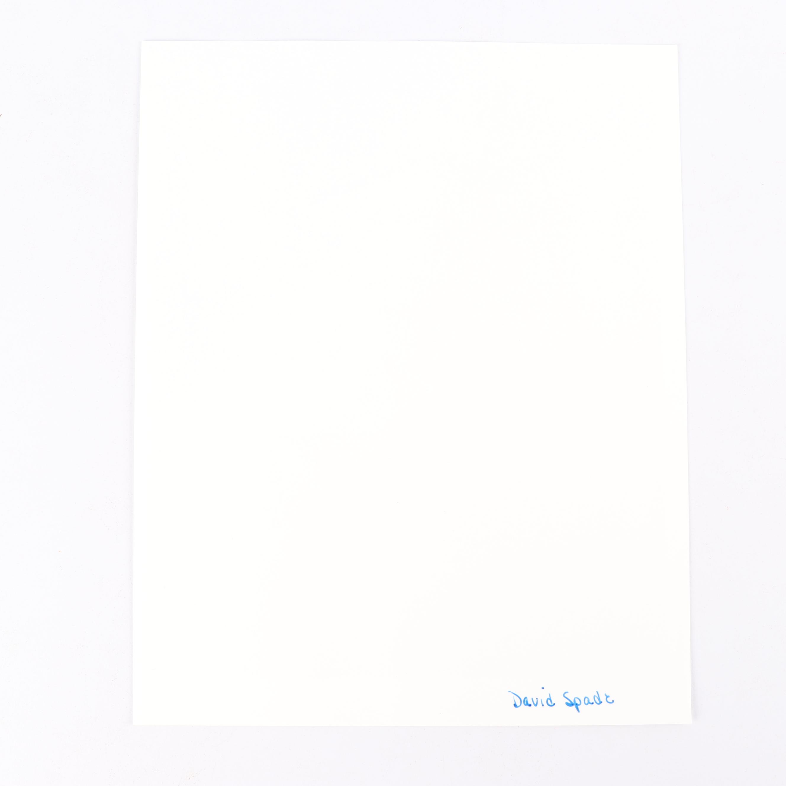 David Spade Signed Photograph