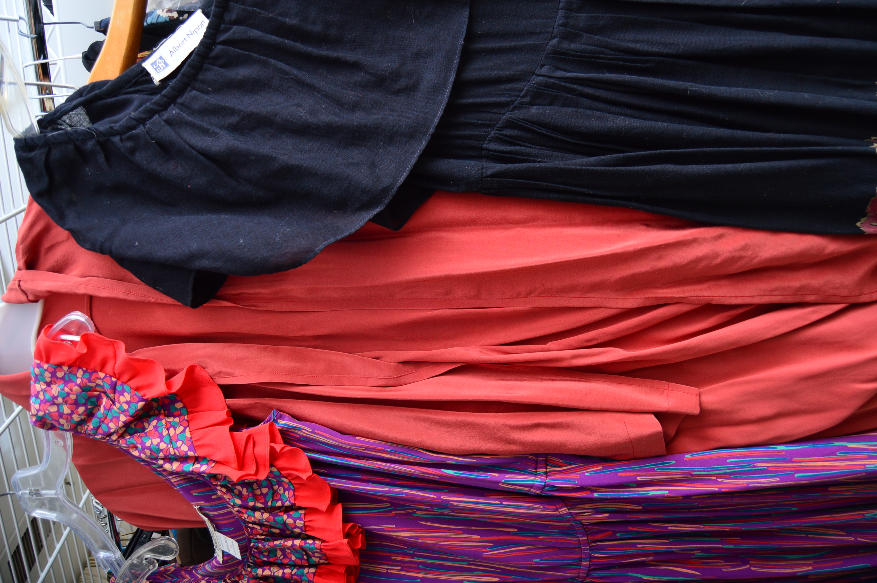 Malcolm Starr, Lillie Rubin, Mary McFadden, Laise Adzer and Albert Nipon Dresses