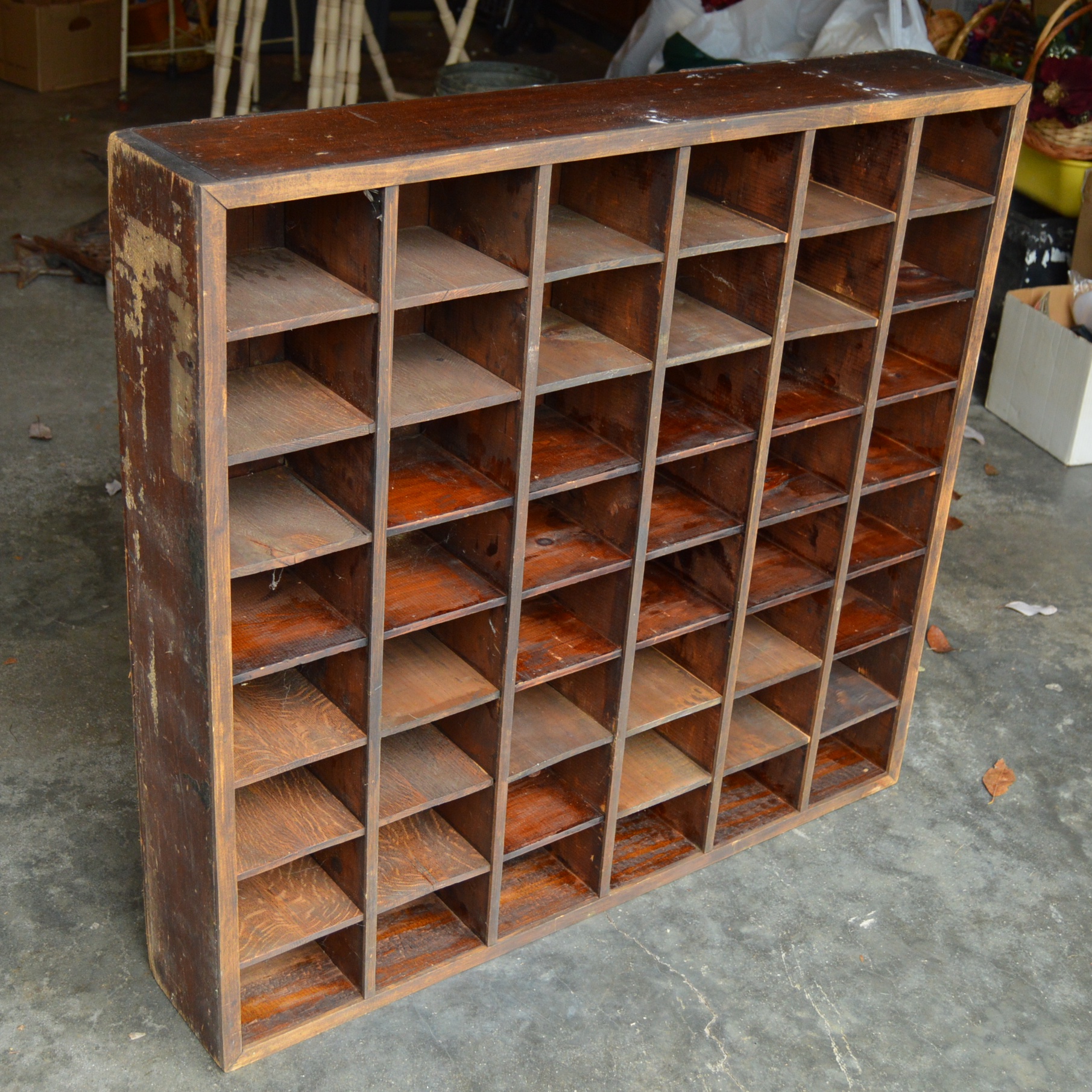 Vintage Wood Storage Cabinet