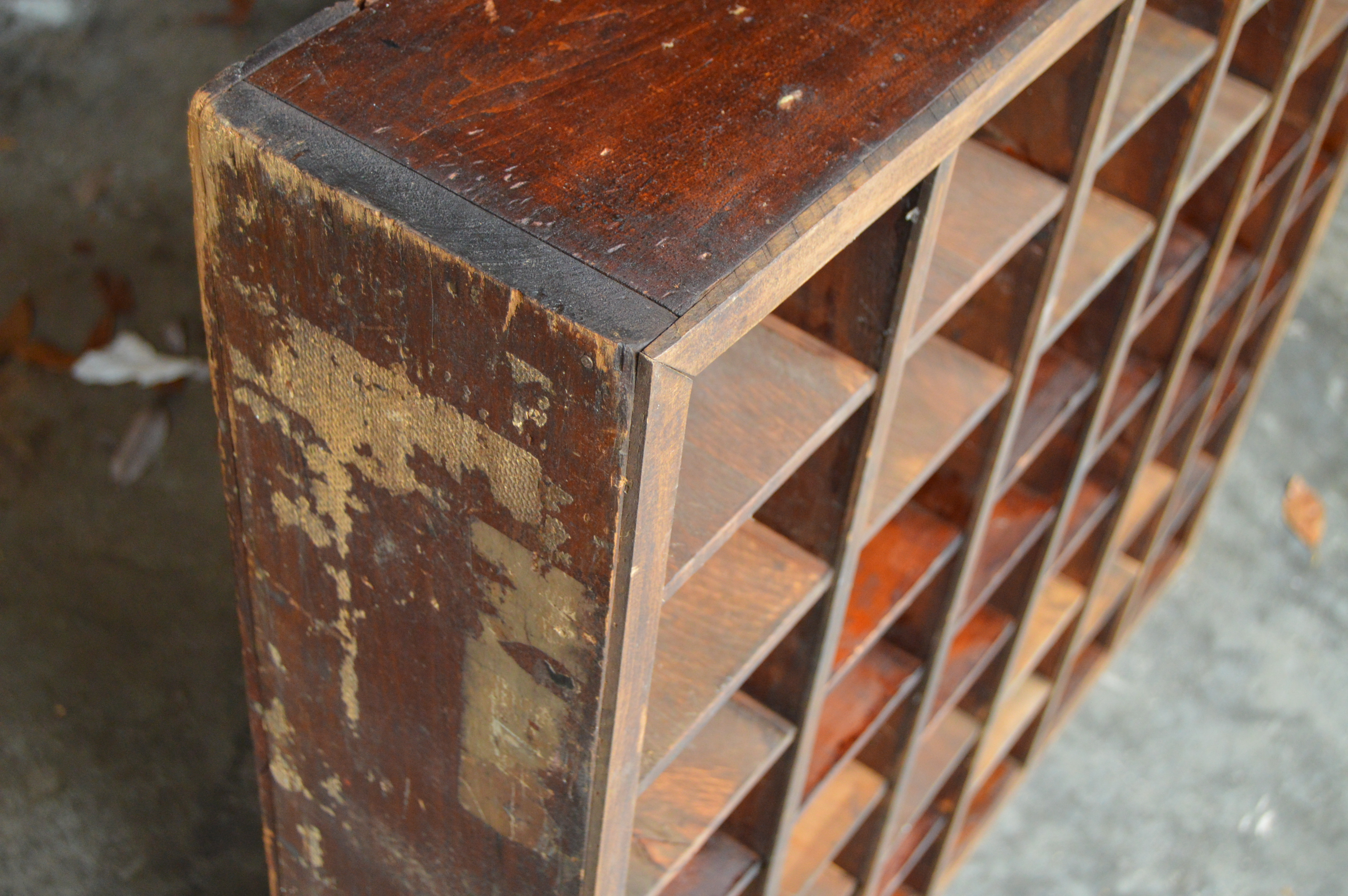 Vintage Wood Storage Cabinet