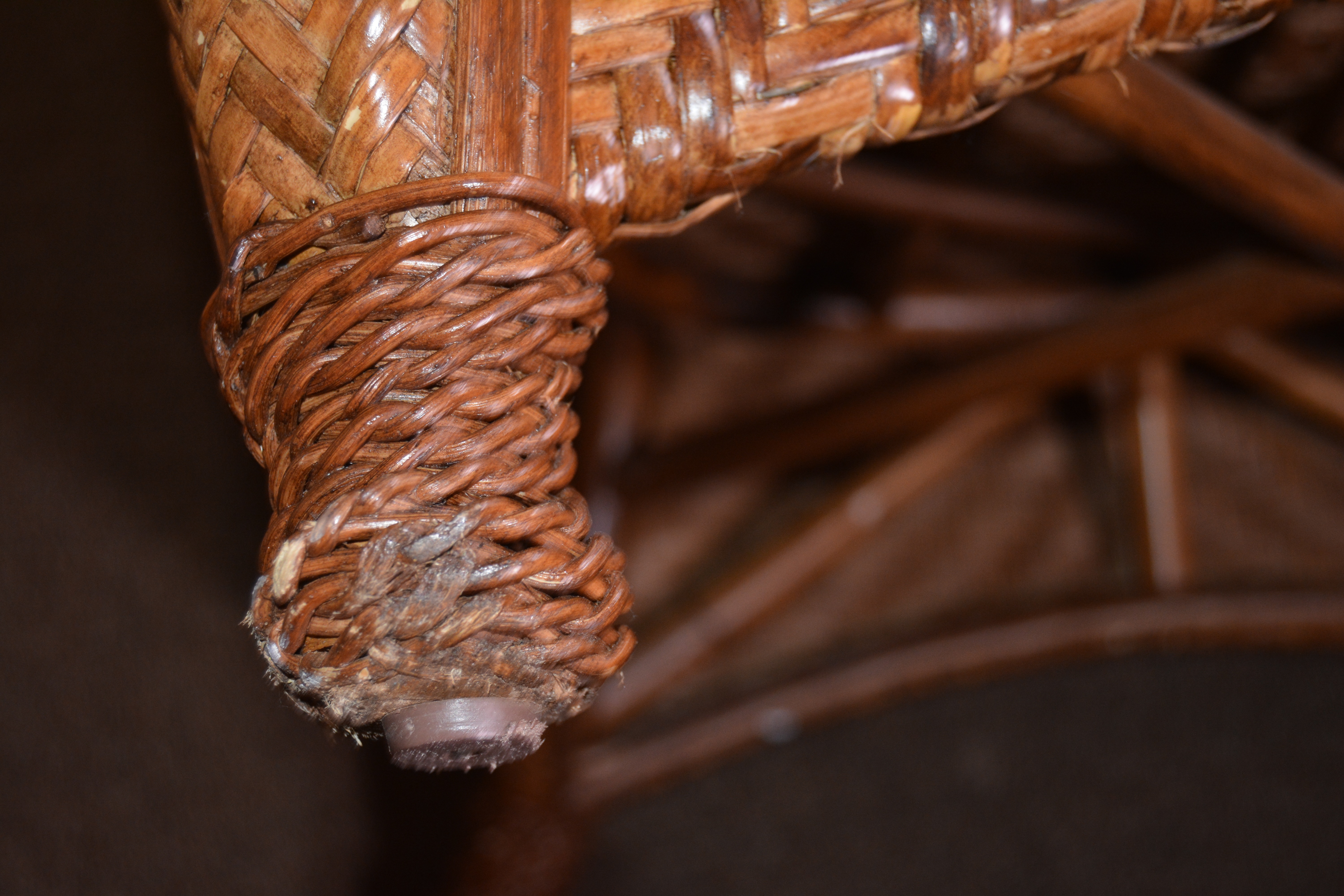 "Malabar" Rattan Lounge Chair by Pottery Barn, 21st Century