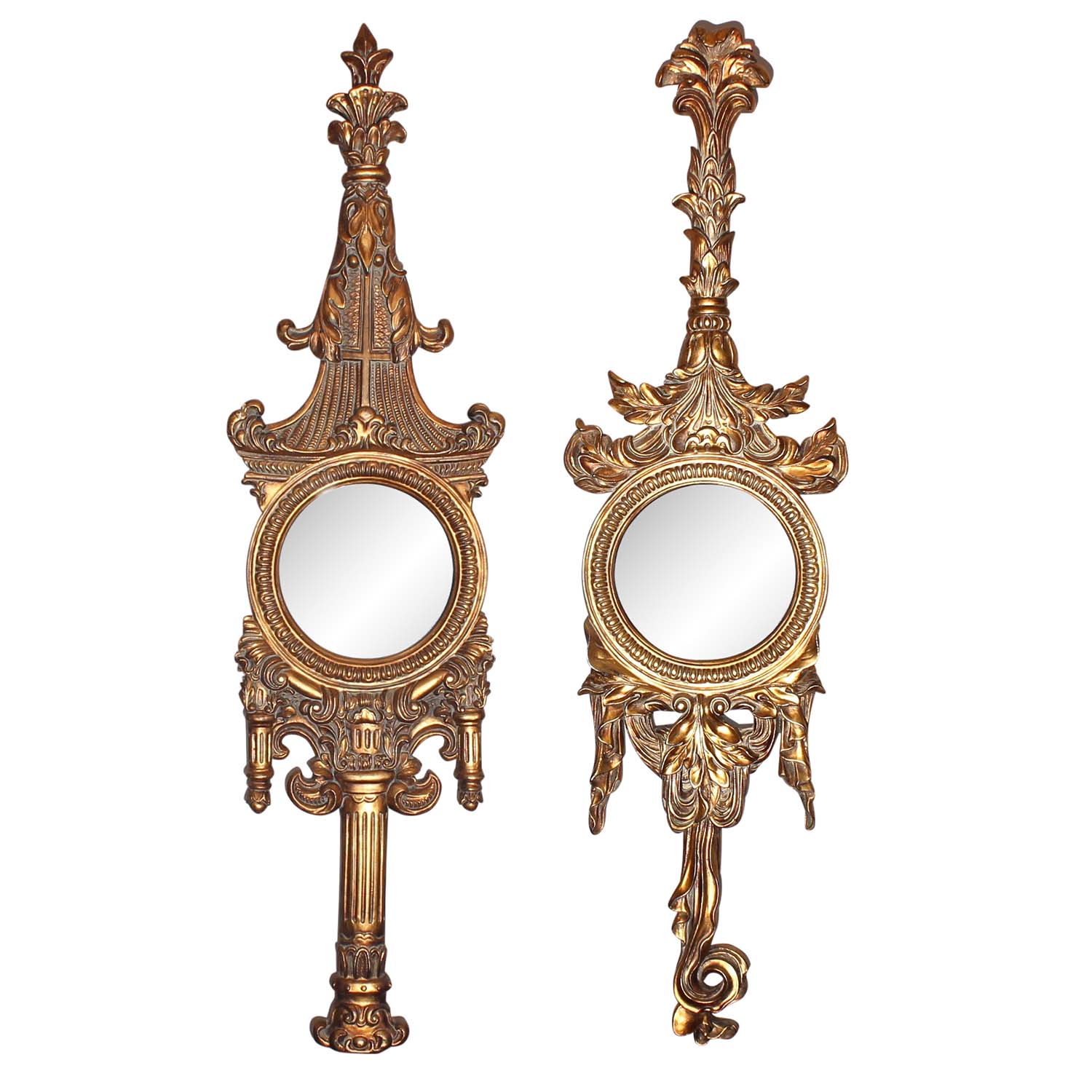 Italiante Gold Tone Mirrors