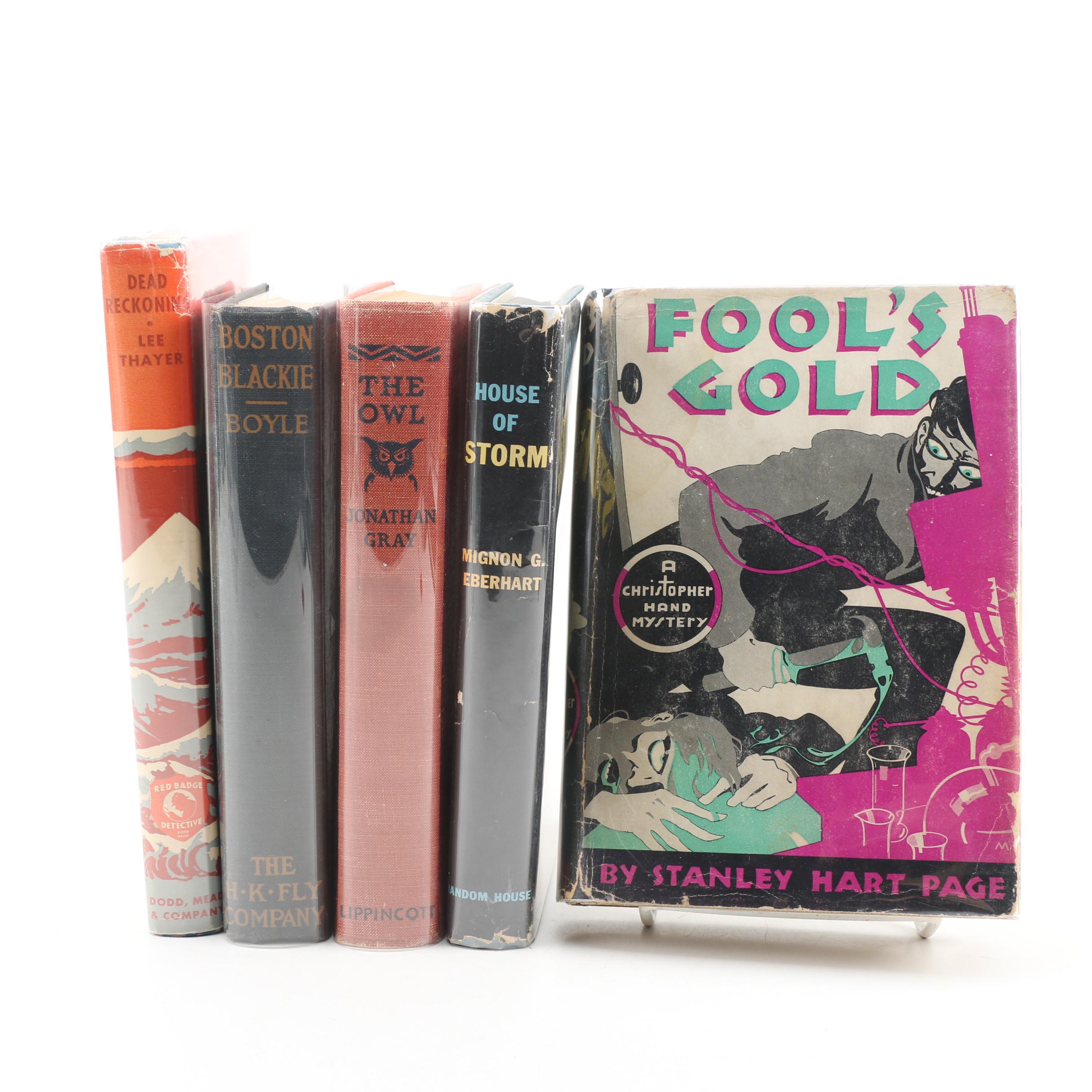 Crime Novels by Various Authors featuring "Fool's Gold" by Stanley Hart Page