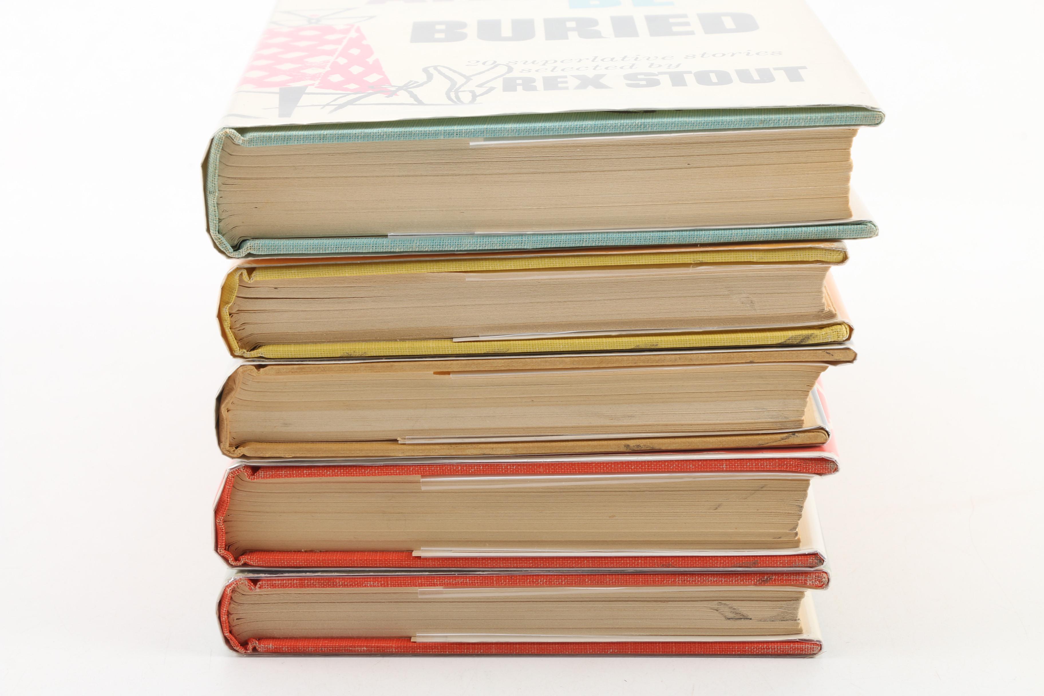 Vintage "Nero Wolfe Threesomes" Books by Rex Stout