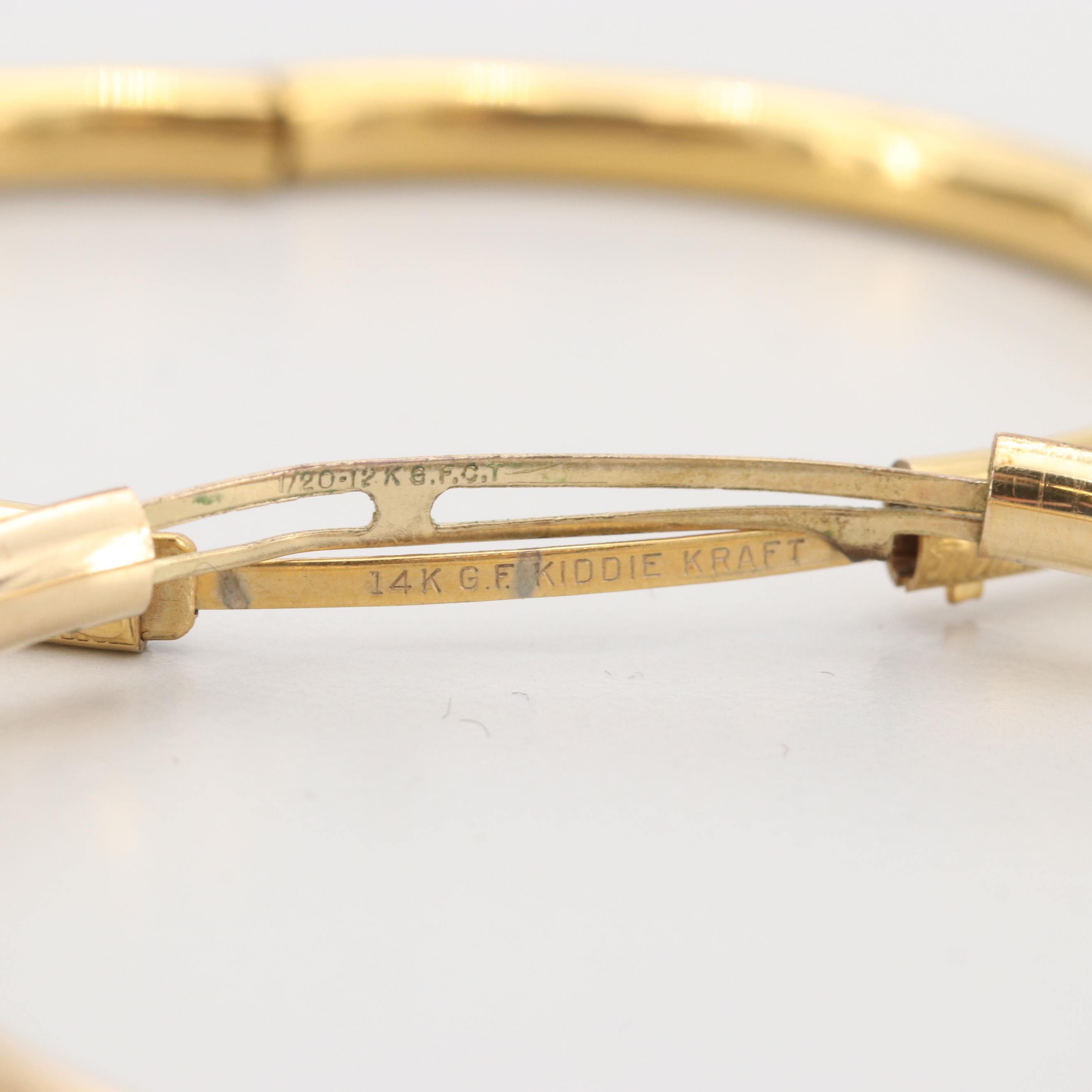 Vintage Gold Tone Mother of Pearl, Enamel and Glass Jewelry